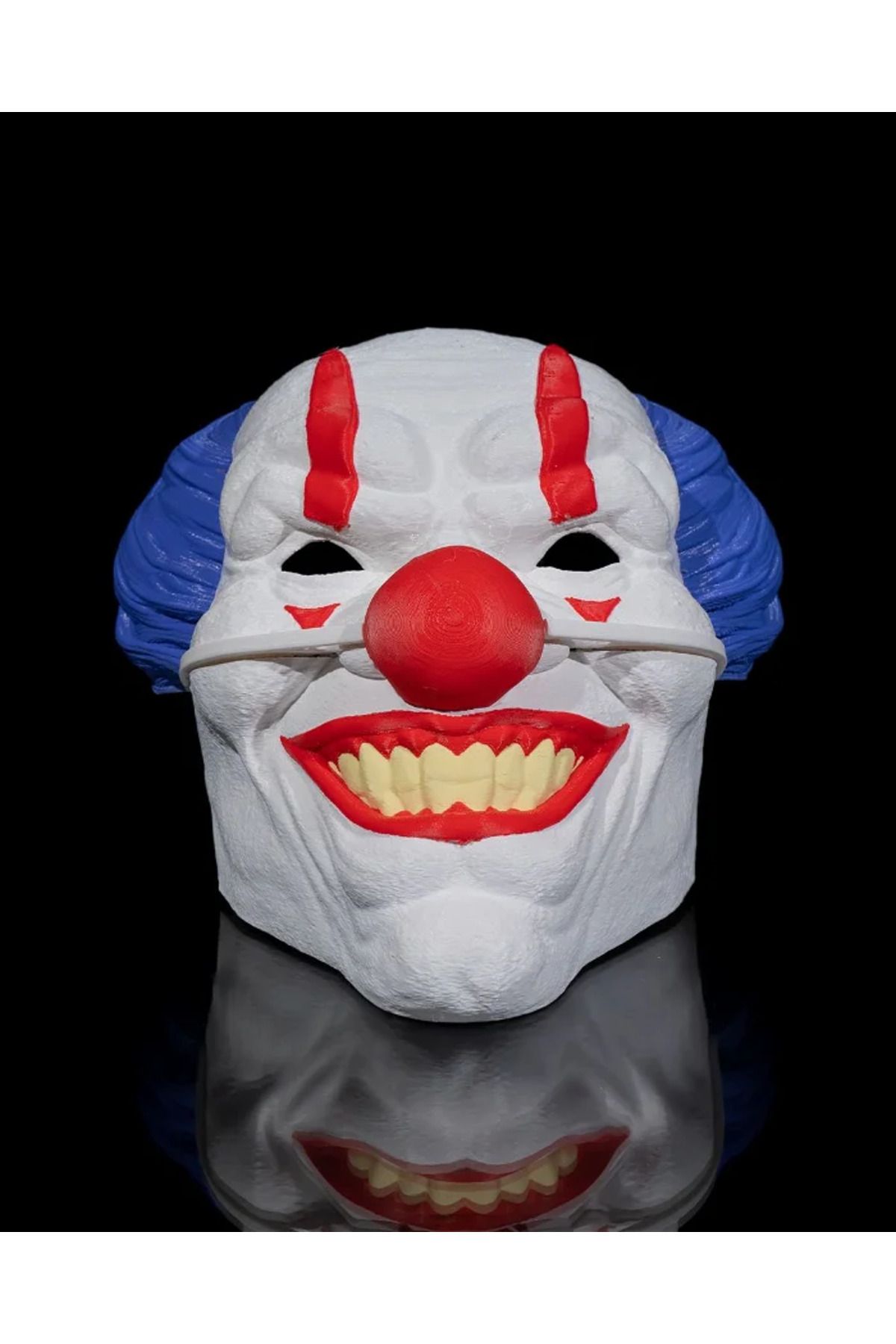 CNQR Joker Gülen Yüz Maskesi Update Joker Cosplay Maske Boyalı