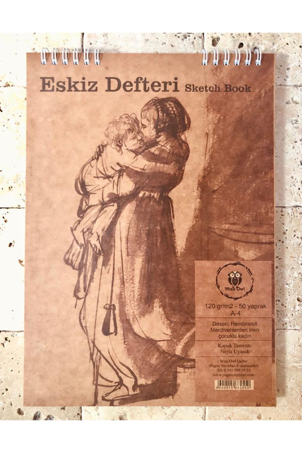 Pagos Yayınları A4/50yp/120gr. Eskiz Defteri Sketch Book