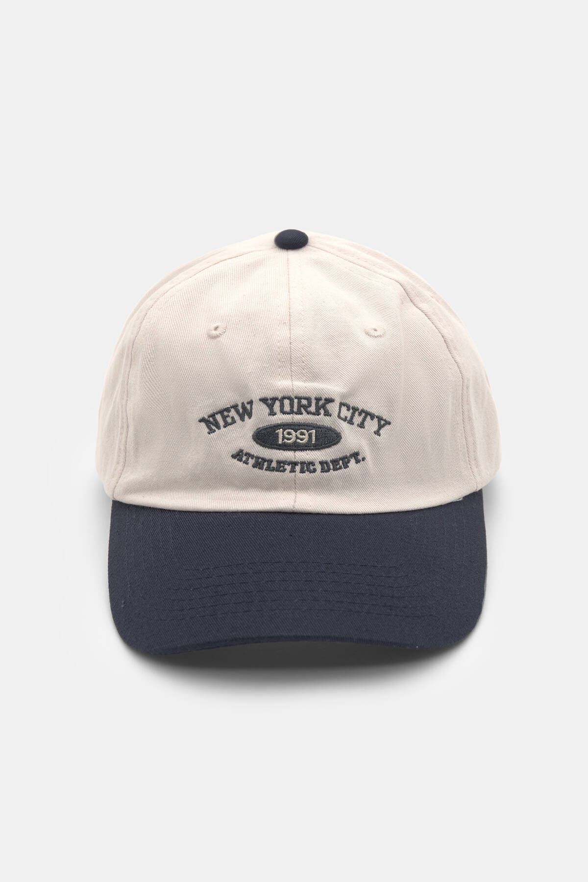 Pull & Bear İki renkli New York şapka