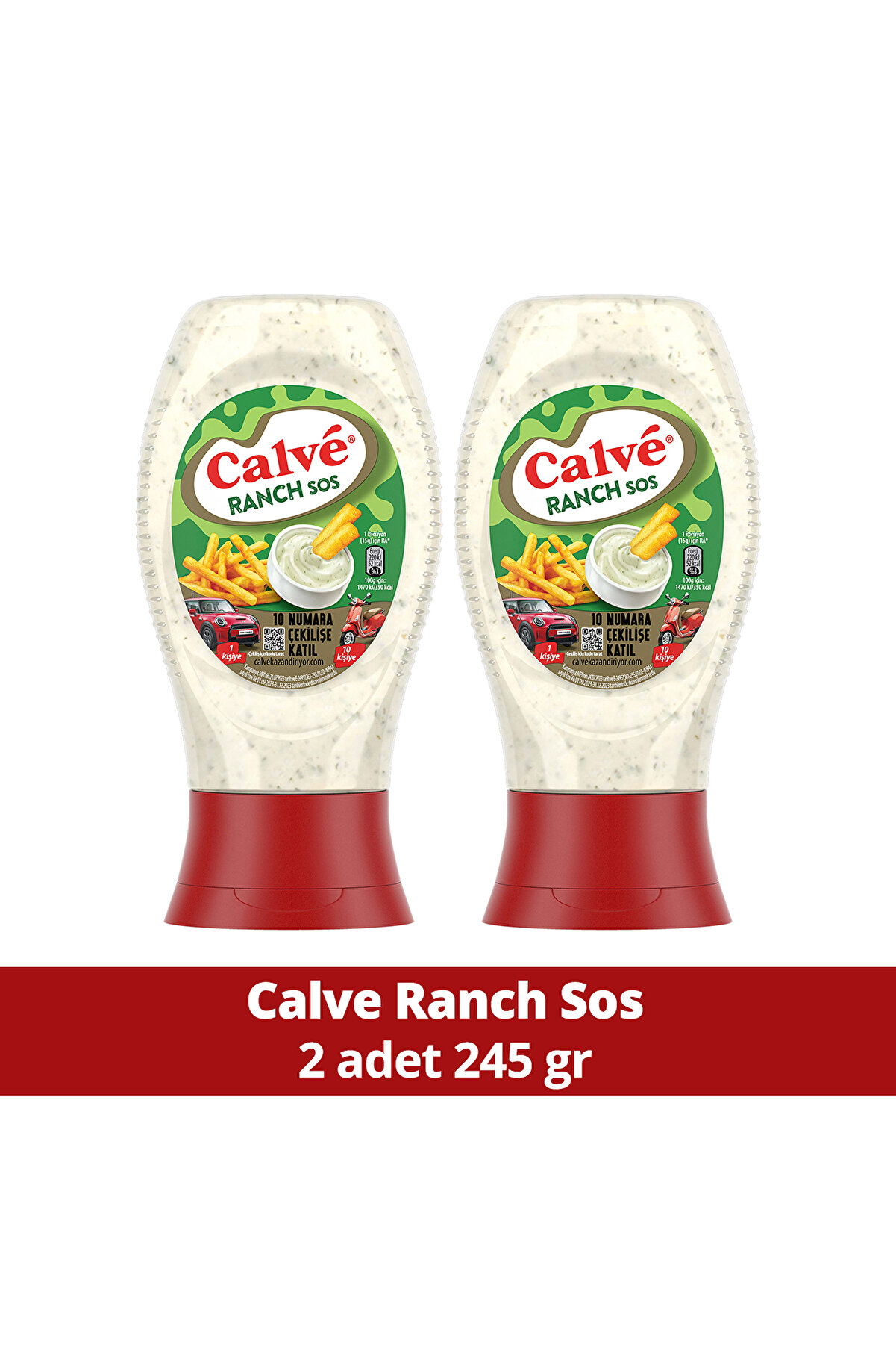 Calve Ranch Sos 245 gr X 2 Adet