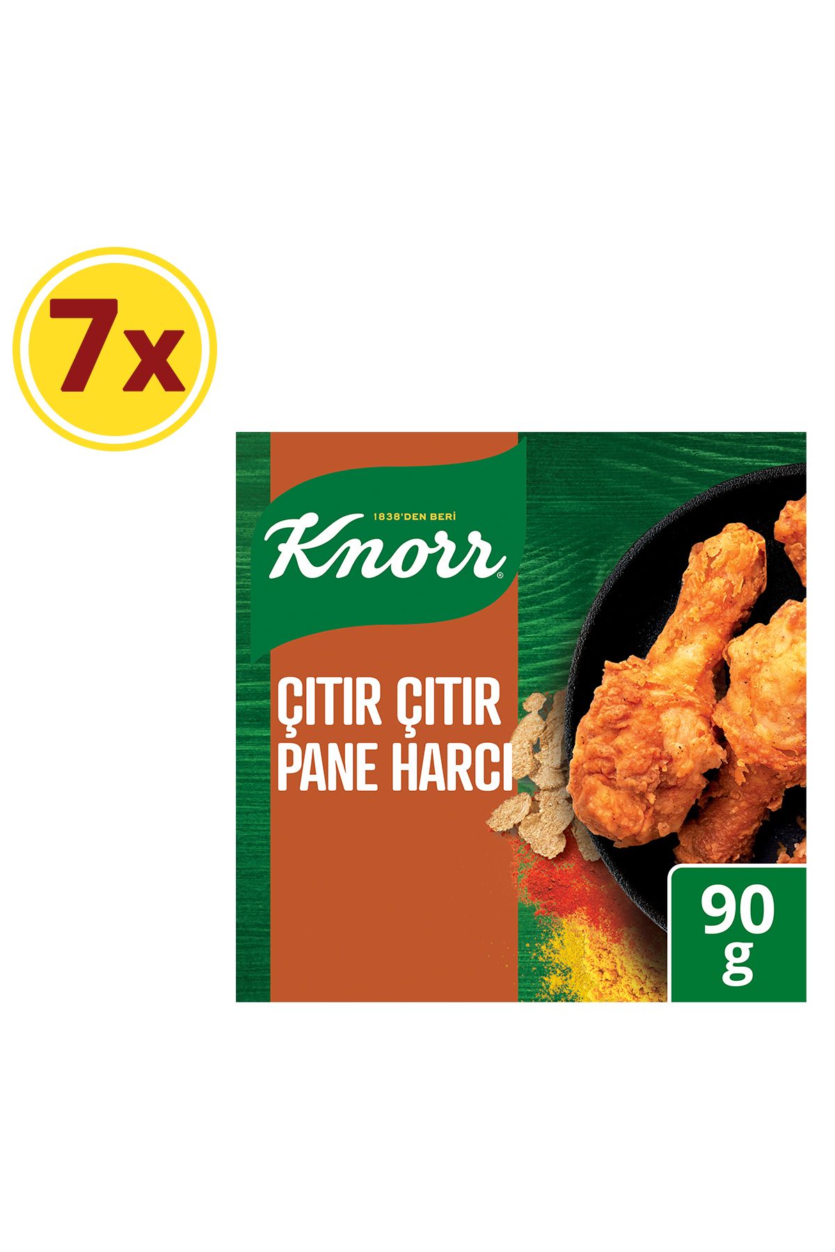 Knorr Harçlar Çıtır Pane Harcı Dışı Çıtır Içi Yumuşak Tavuklar Için 90 gr 7 Adet
