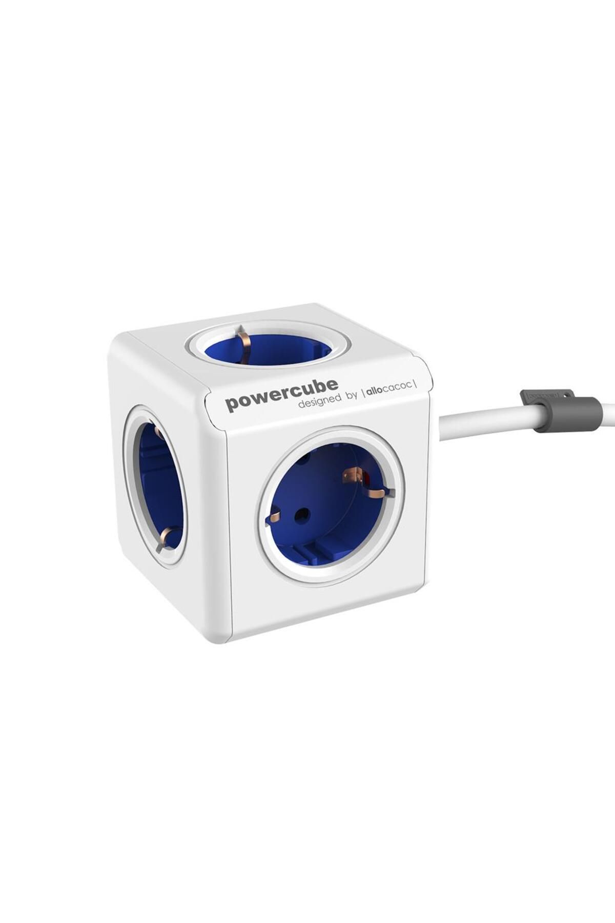 FSP Powercube 5'li 1.5 Metre Uzatma Kablolu Priz Çoklayıcı - Mavi