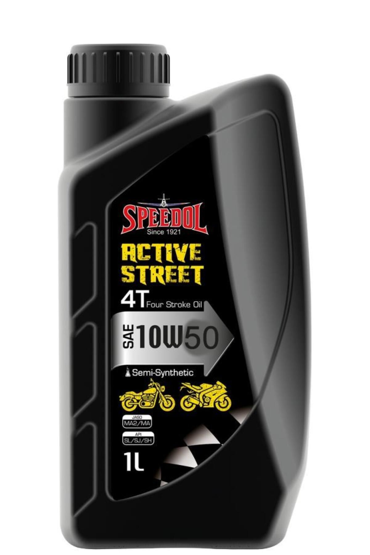Speedol Active Street 4t Yarı Sentetik 10w-50 Motosiklet Motor Yağı 1l