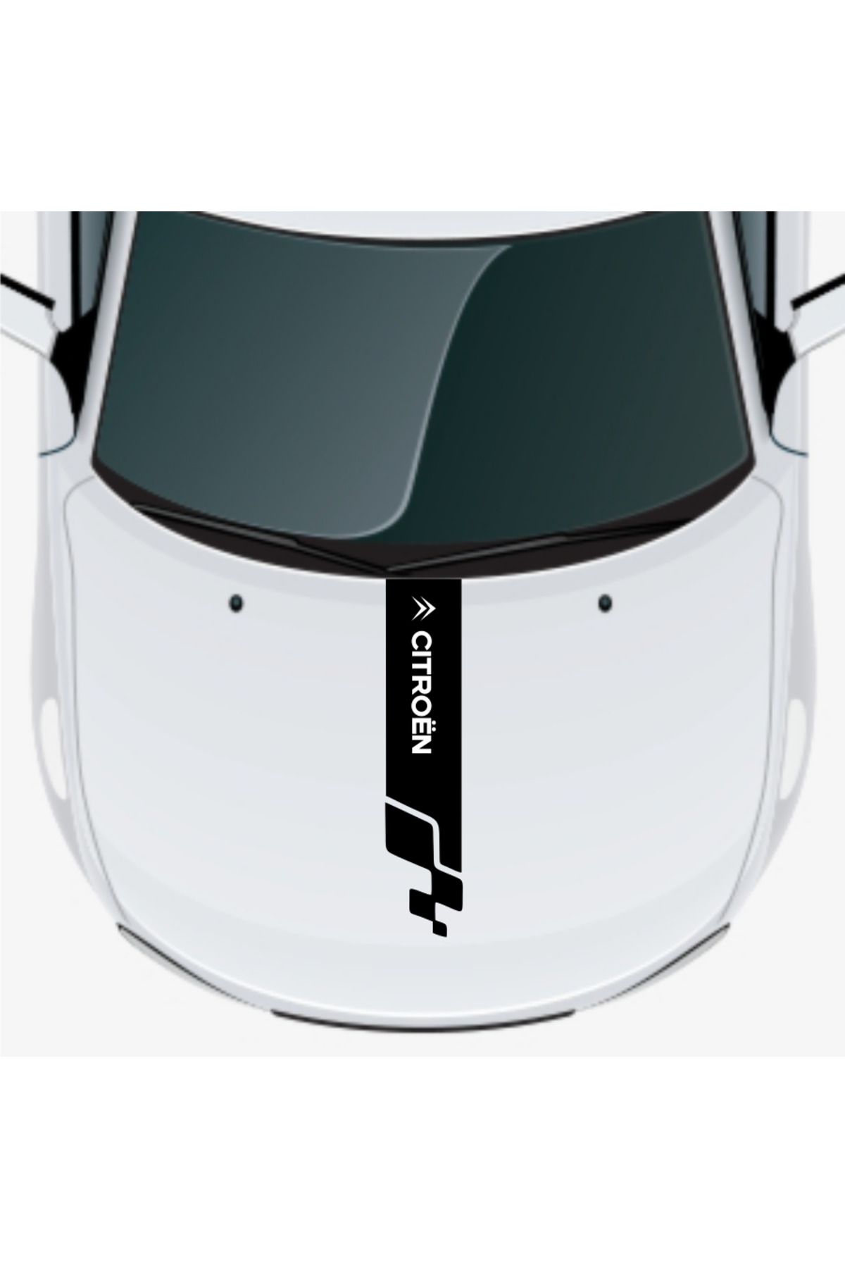 Genel Markalar Citroen C15 İçin Özel Yeni Tasarım uyumlu Aksesuar Oto Kaput Şerit Özel Yeni Tasarım sticker