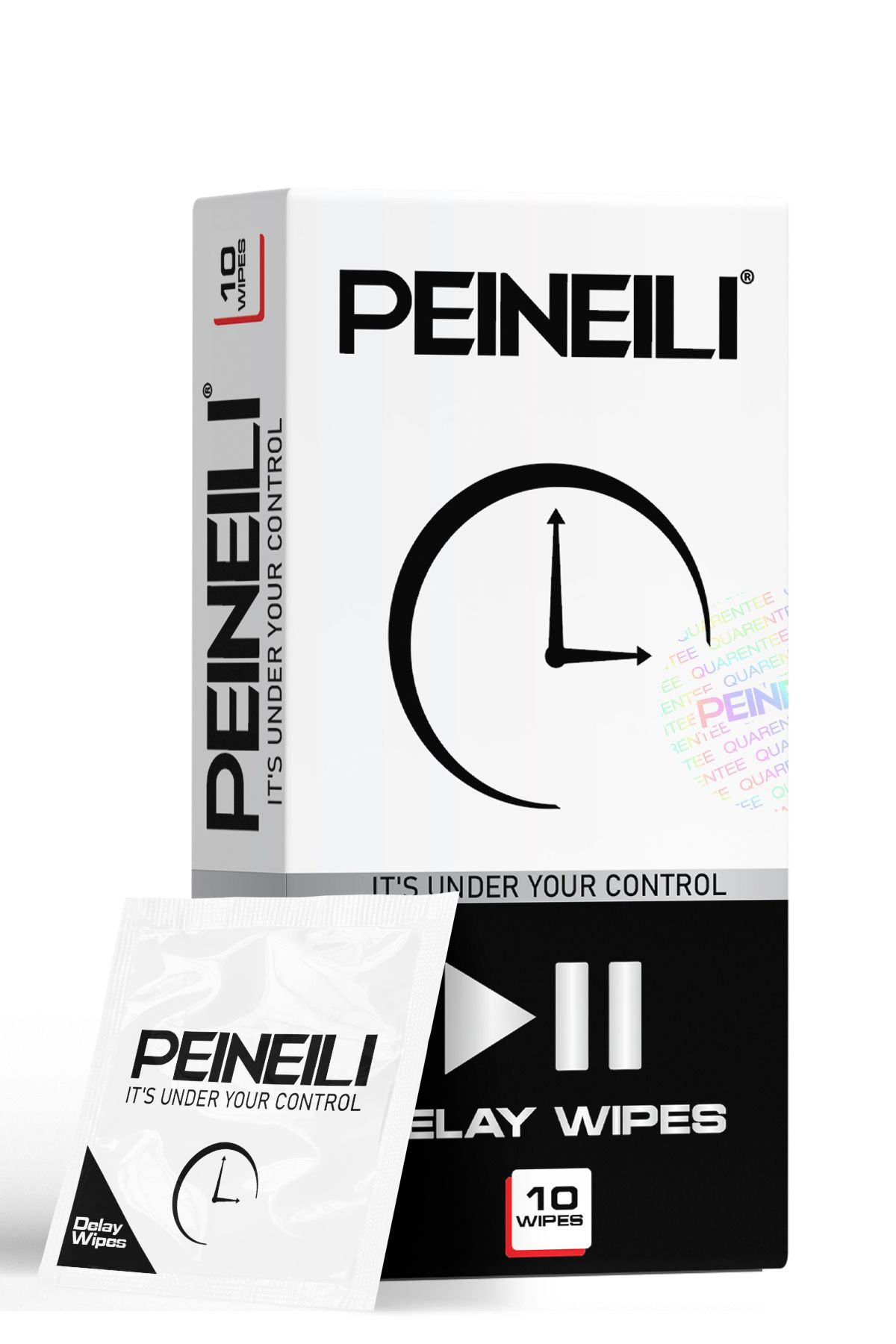 PEINEILI It's Under Your Control Wipes Mendil 10-kullanımlık 1-kutu Made In Turkey A Kalite Pdw1