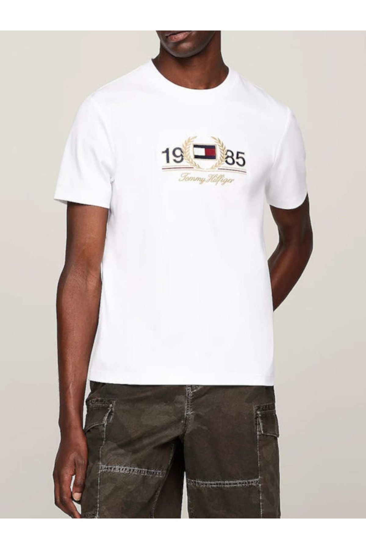Tommy Hilfiger Erkek 1985 Nakışlı T-Shirt