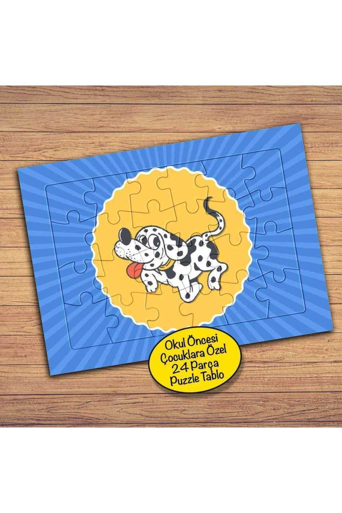 Asilmeydan Şımarık Dalmaçyalı Köpek Çocuklara Özel Puzzle Yapboz Tablo 24 prç