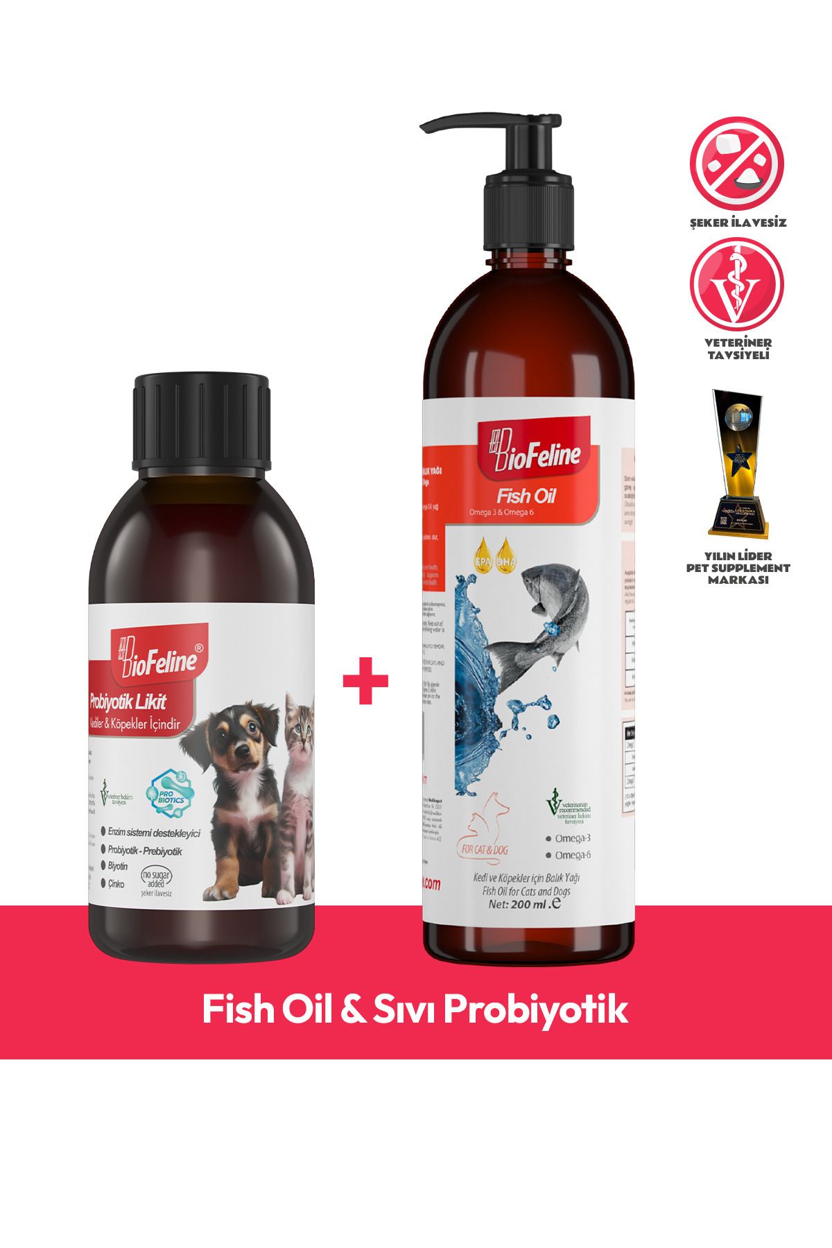 BioFeline Fish Oil & Sıvı Probiyotik