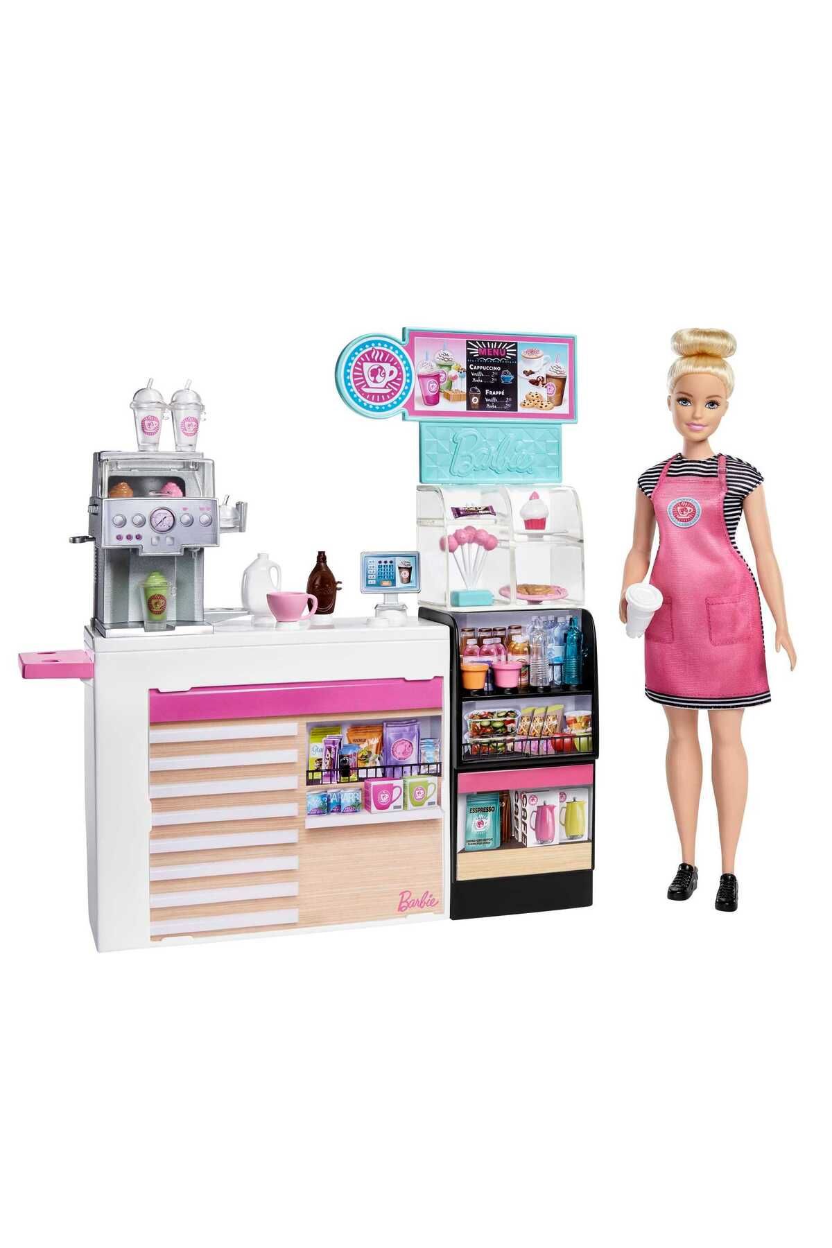 Barbie Bf Market Gmw03 Nin Kahve Dükkanı Oyun Seti