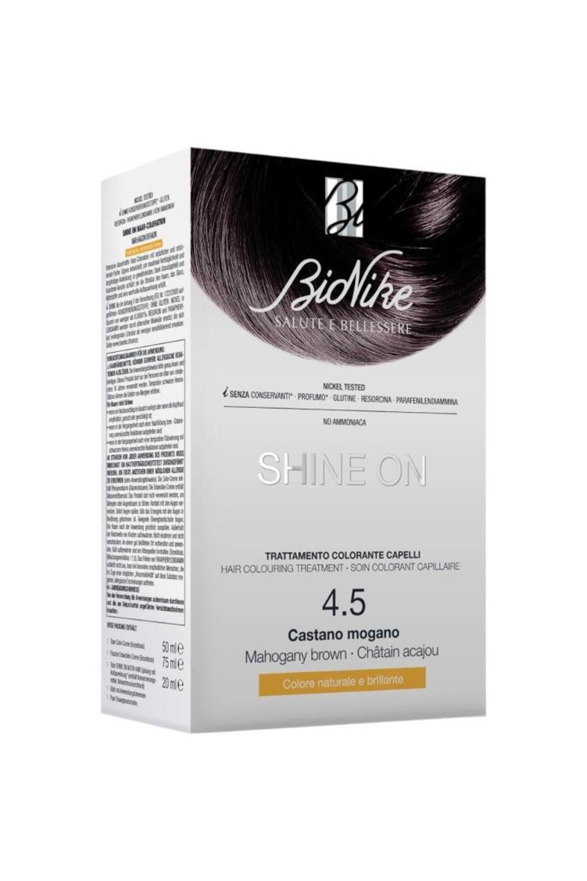 BioNike Bıonıke Shıne On Hair Colouring Treatment No: 4.5 Mahogany Brown