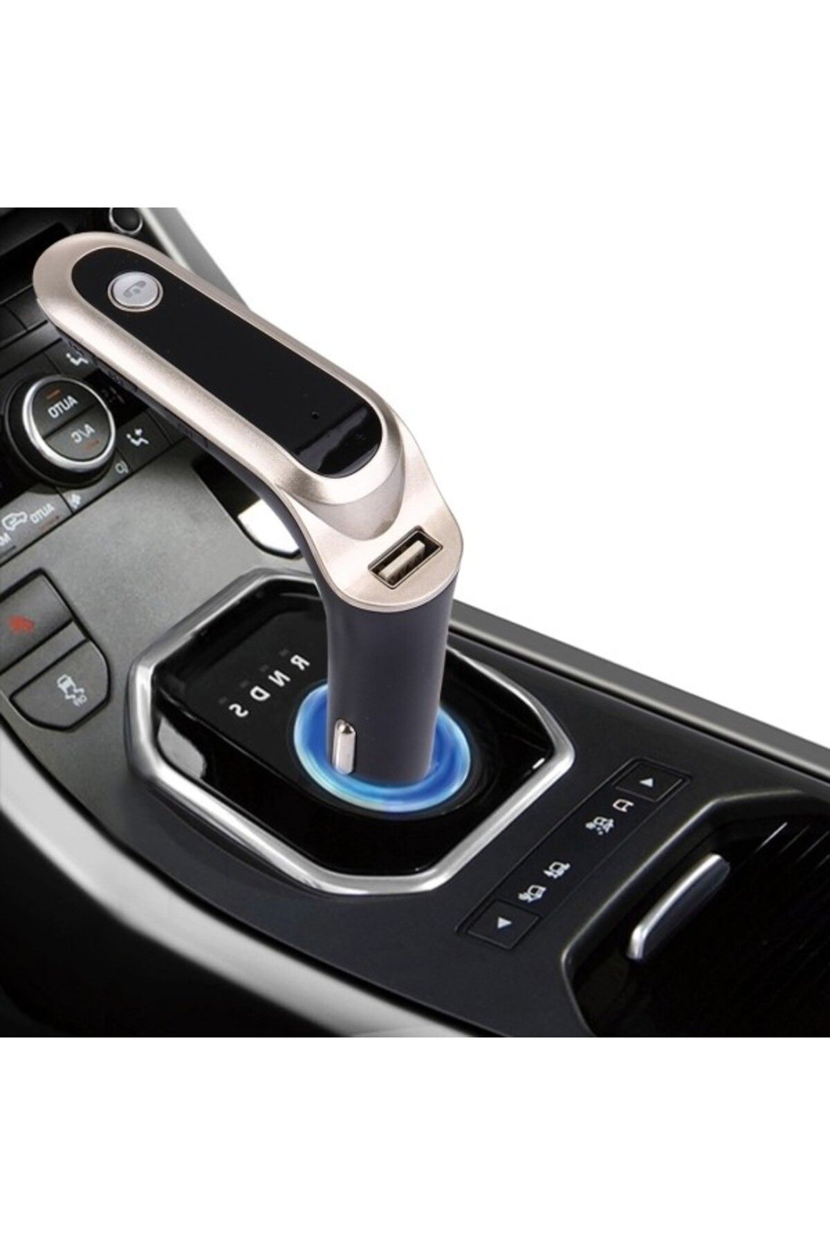 Genel Markalar Cars7 Bluetooth Hafıza Kart Girişli 4.0 Araç Kiti Çakmaklık Mp3 Fm Transmitter (Lisinya)