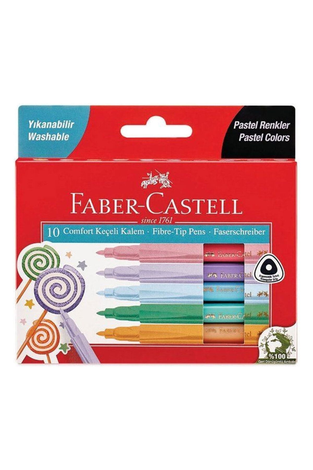 Faber Castell Faber-Castell Comfort Aquarelle Keçeli 10'lu