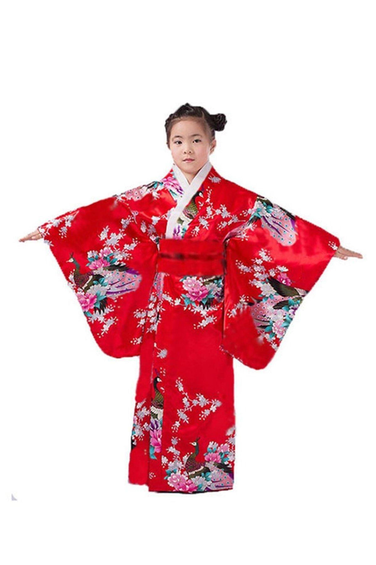 Masal Kostüm Japon Kız Çocuk Kostümü Uk-16