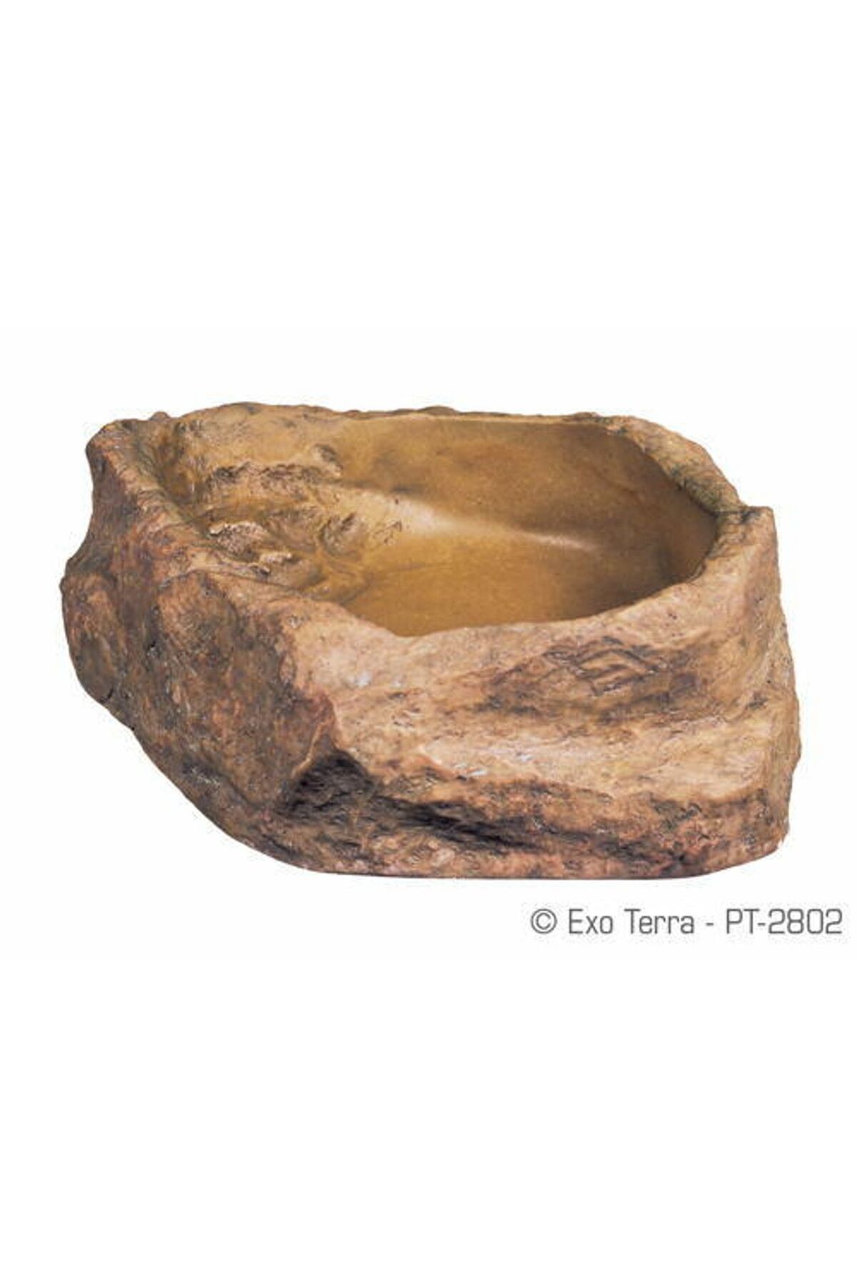 Exo Terra XL derin formda , Sürüngen mama ve su kabı , granit