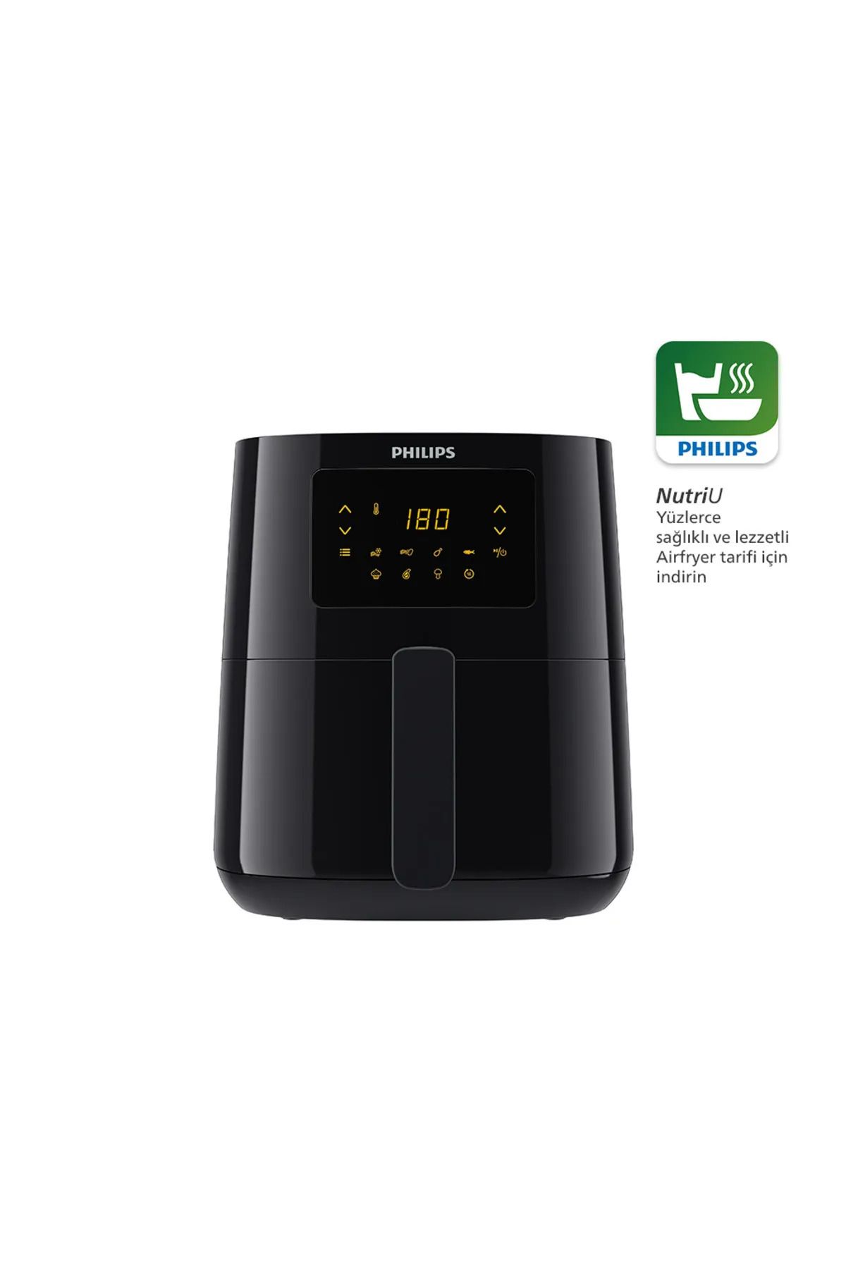 Philips Airfryer Essential –  Yağsız Fritöz, Akıllı Uygulaması Rapid Air ,1400 W (hd9252/90)