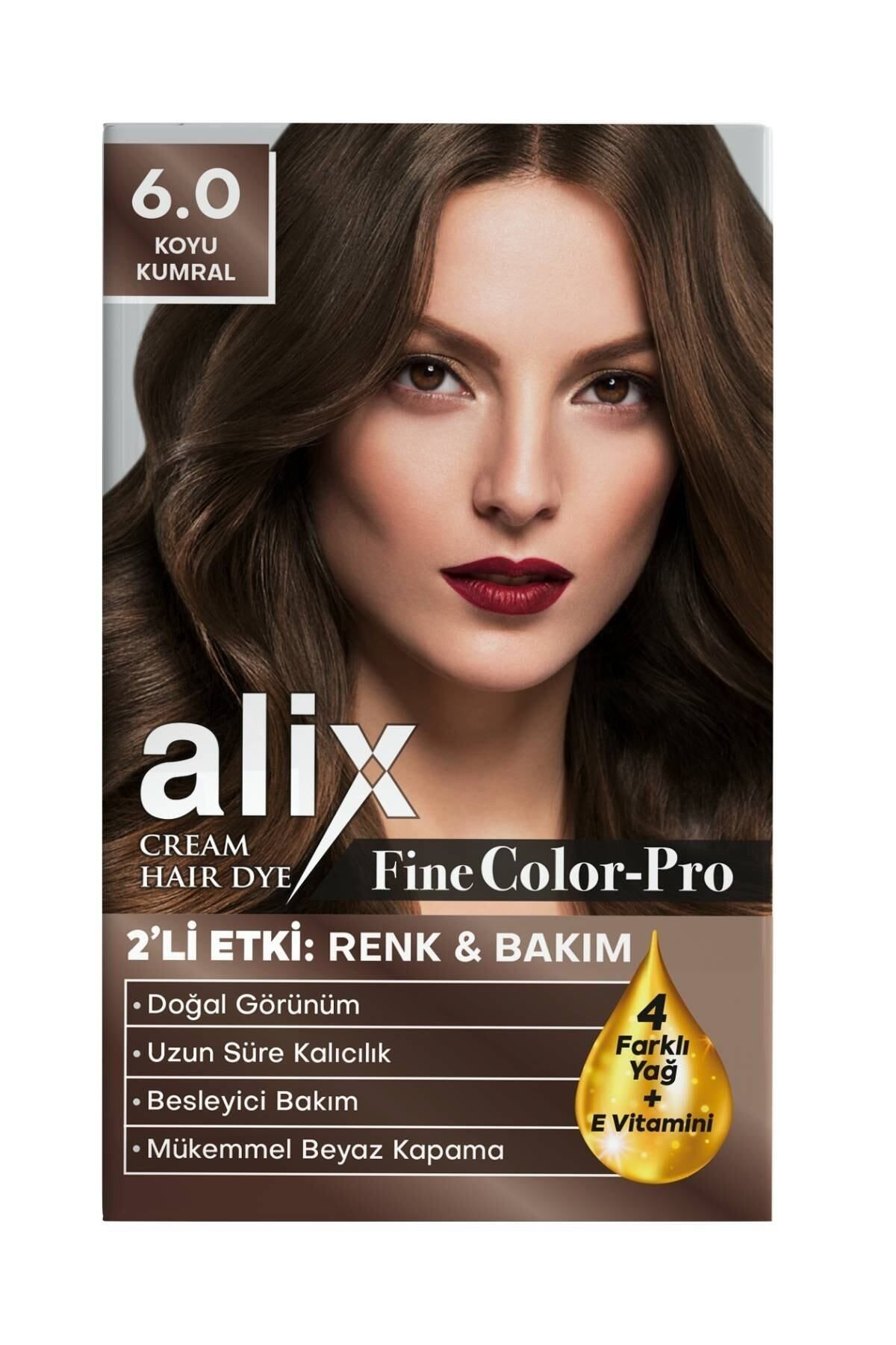 Alix Saç Boyası Kiti 6.0 Koyu Kumral 50 Ml
