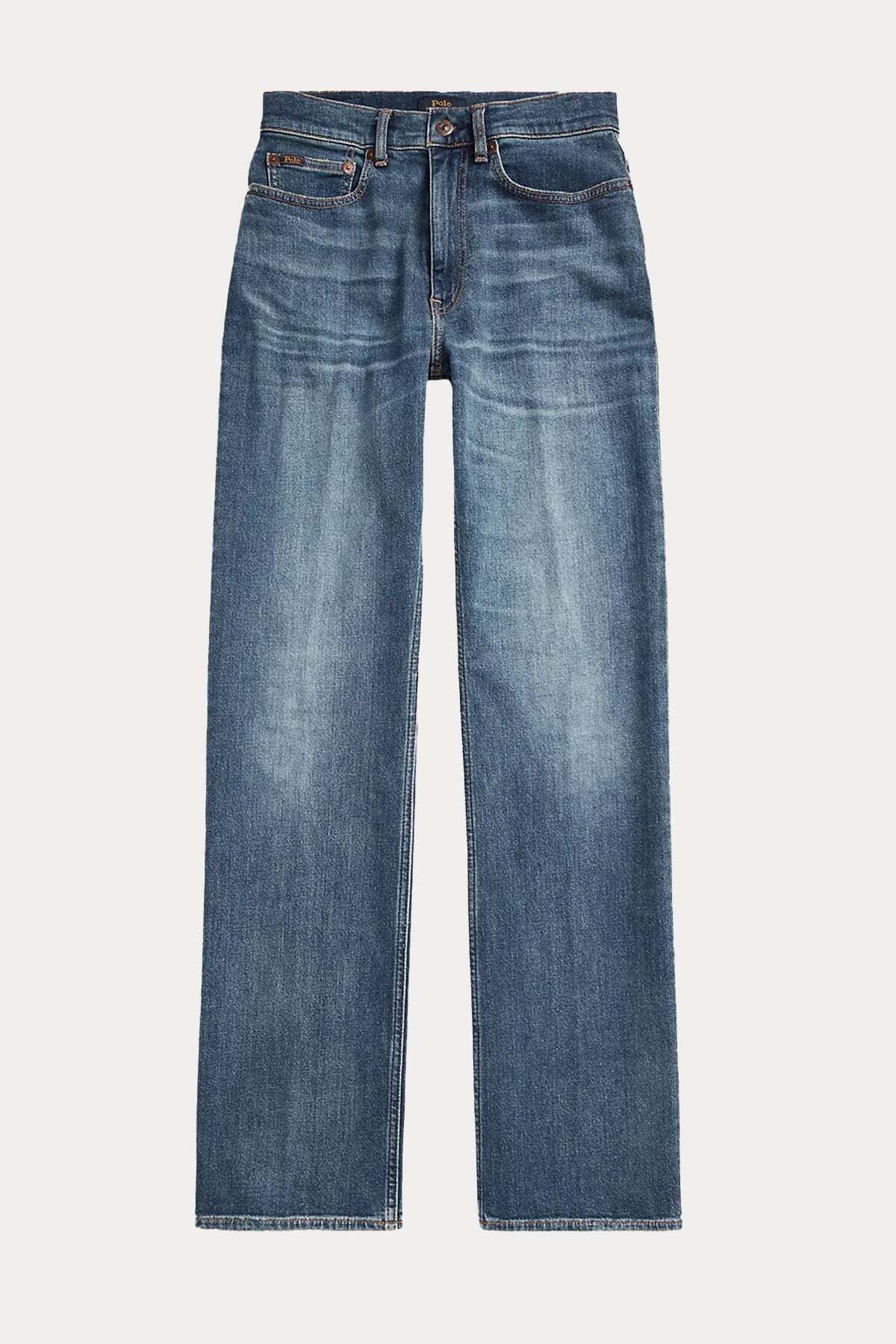 Ralph Lauren Straight Fit Yıkamalı Jeans 32 / Mavi