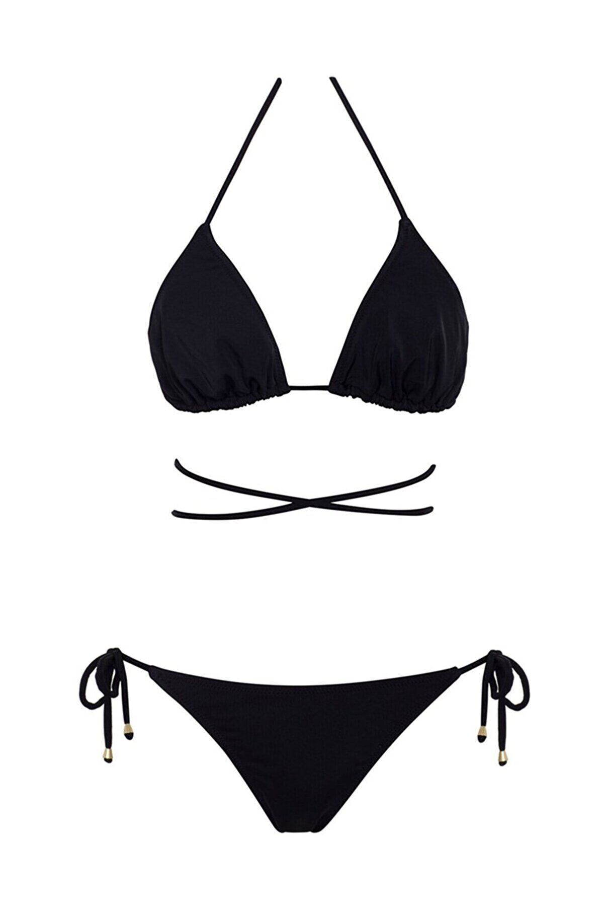 SAILOR moda Brezilya Üçgen Ipli Bikini Takım Slr 401