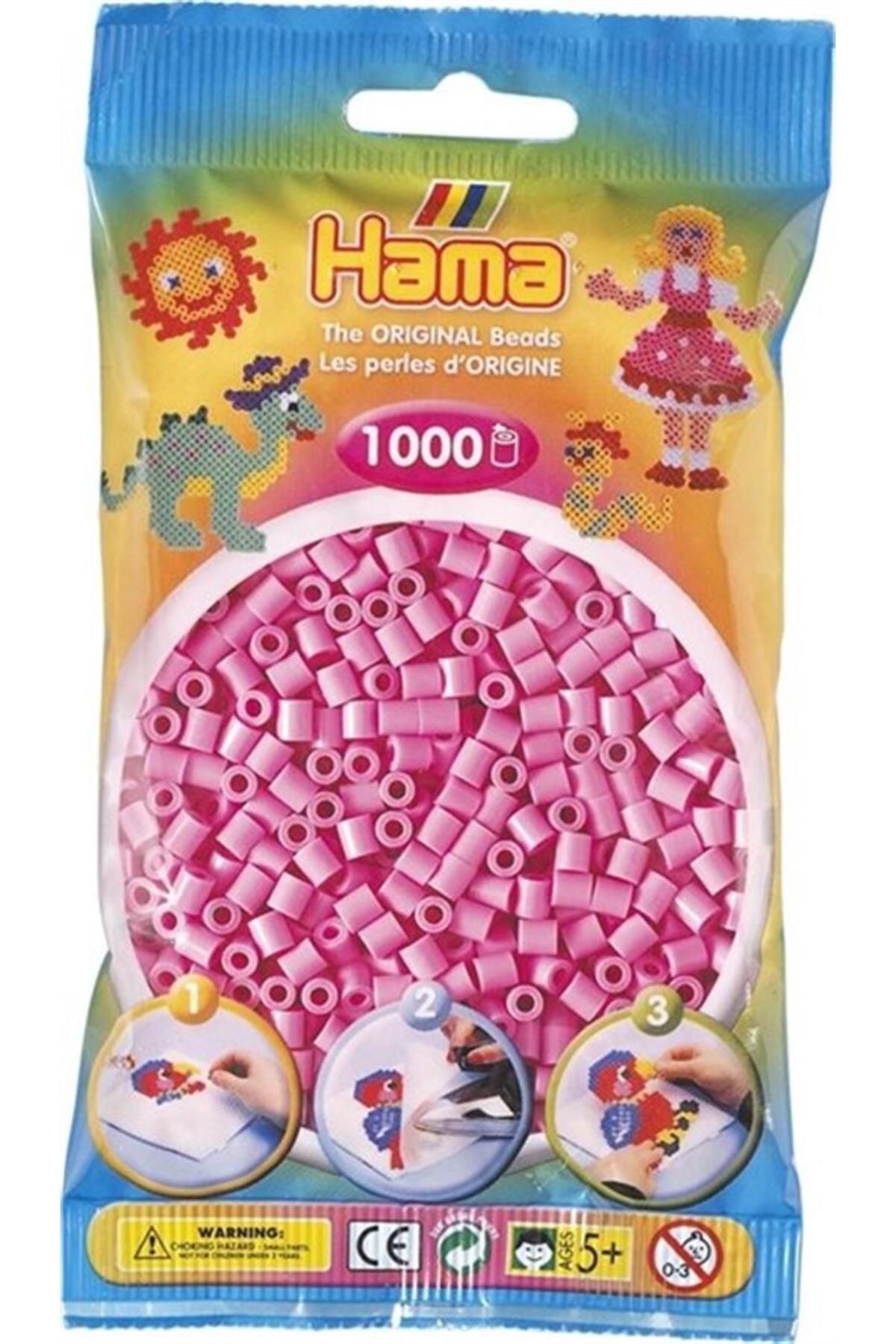 Hama 1.000'lik HamaMidi Boncuk - Pastel Pembe