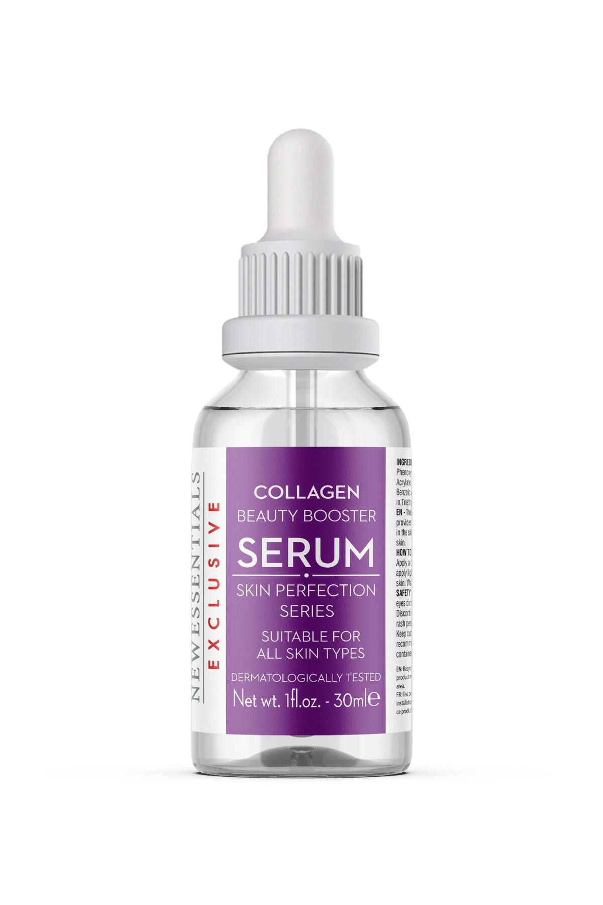 New Essentials Anti-Aging Etkili  Kolajen Serum (Hyaluronic Acid + B5 + Beta Glukan)-30 ml