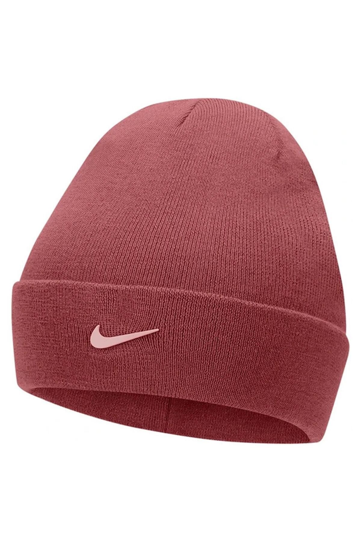 Nike Cuffed Kırmızı Günlük Stil Bere CW5871-691