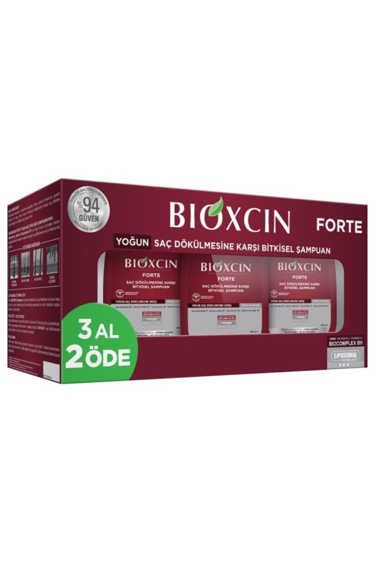 Bioxcin Forte Saç Dökülmesine Karşı Bakım Şampuanı 300 ml - 3 Al 2 Öde