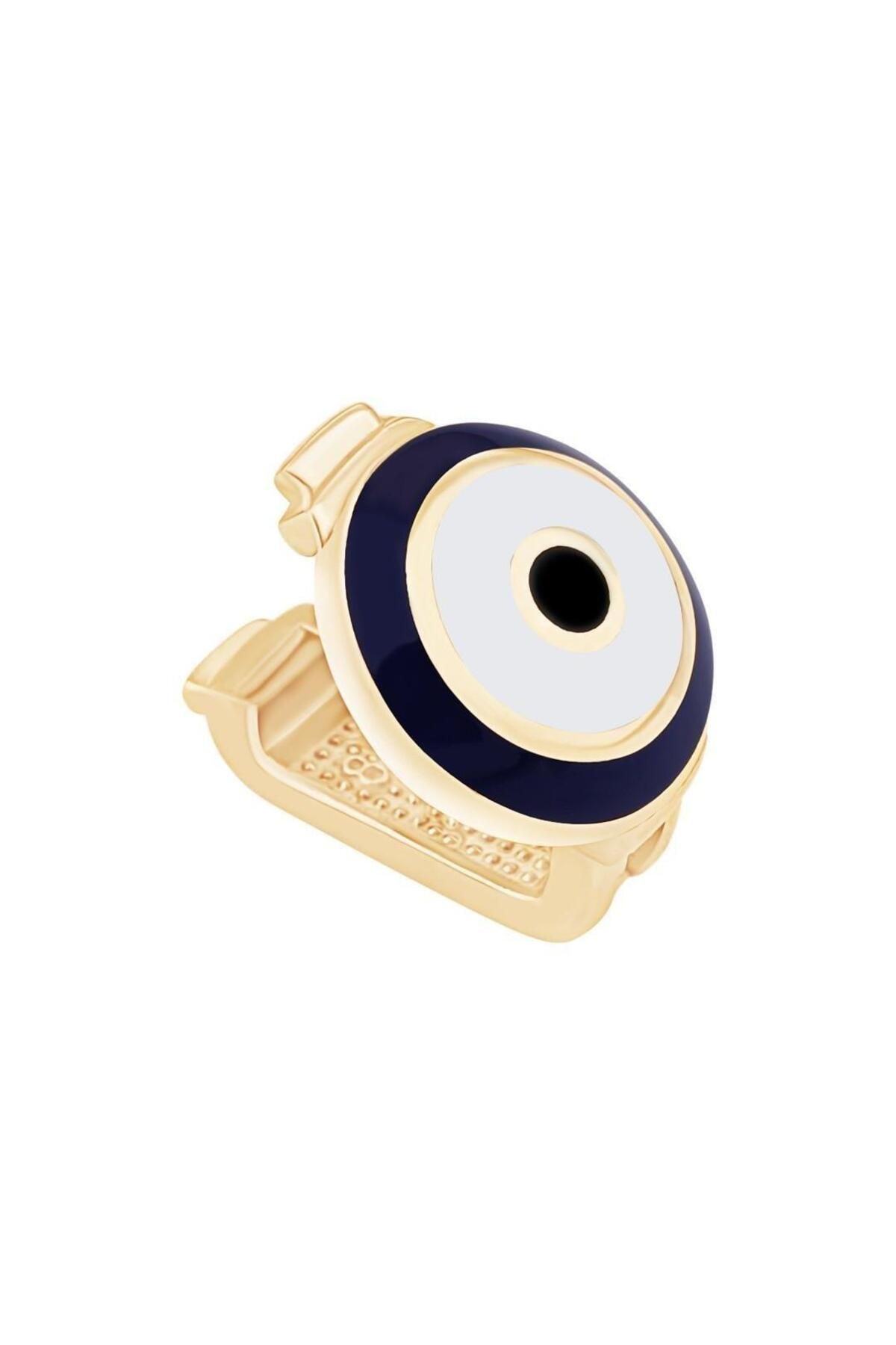 Ema Jewellery Altın Nazar Boncuğu 9mm Bileklik Charm