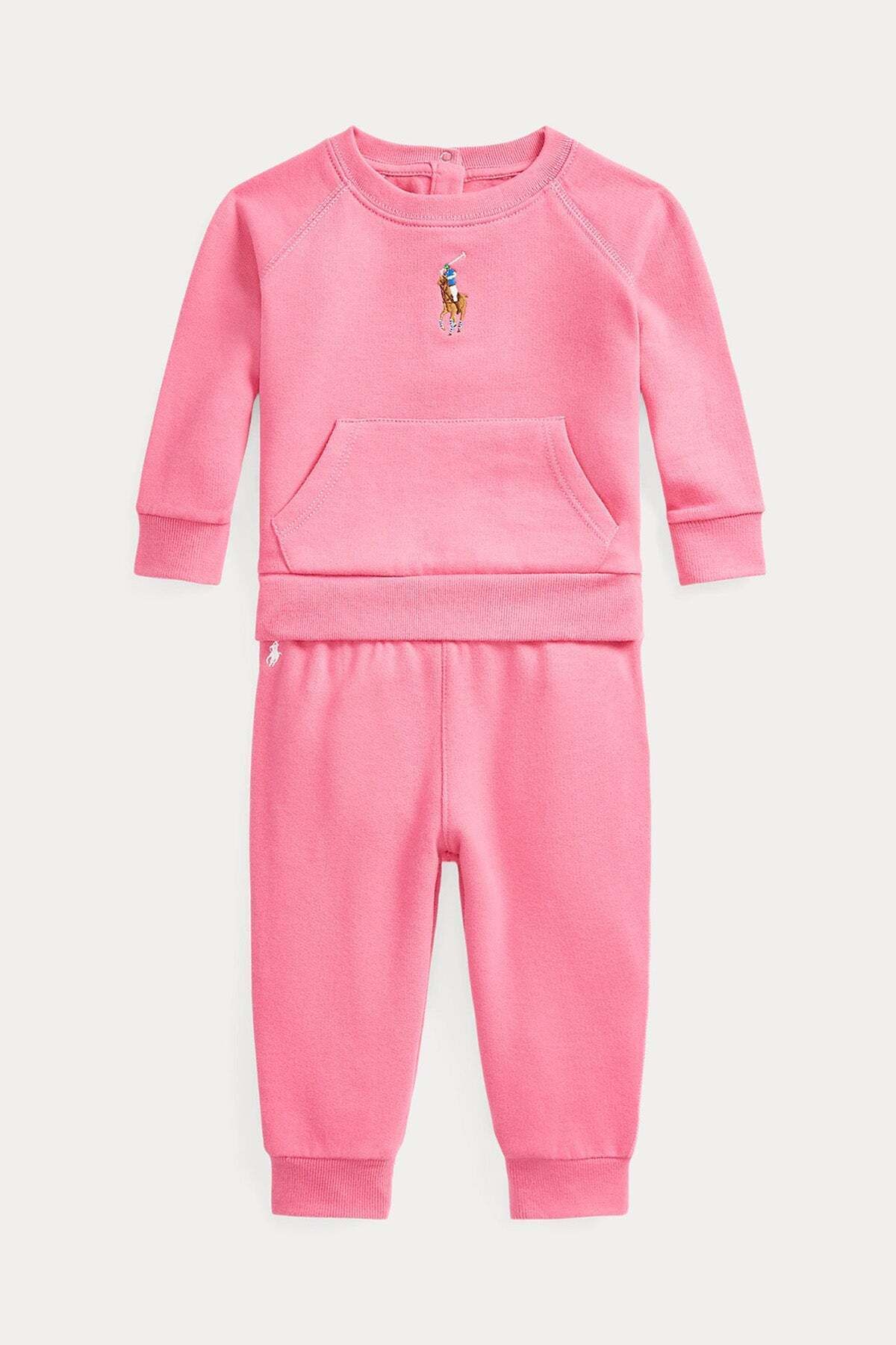 Ralph Lauren 12-18 Aylık Kız Bebek Eşofman Takımı 18m / Pembe