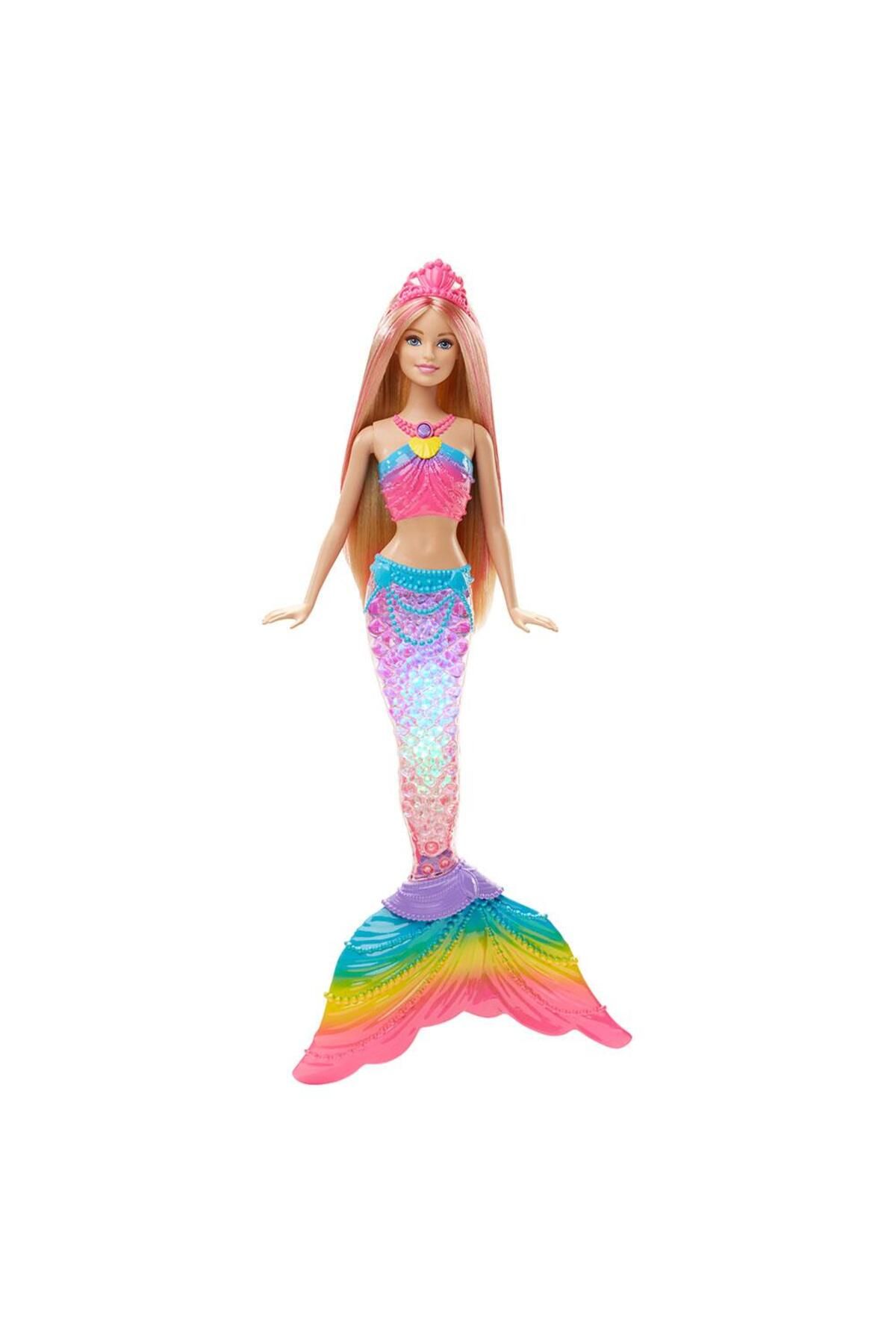 Barbie Gökkuşağı Işıklı Denizkızı Dhc40