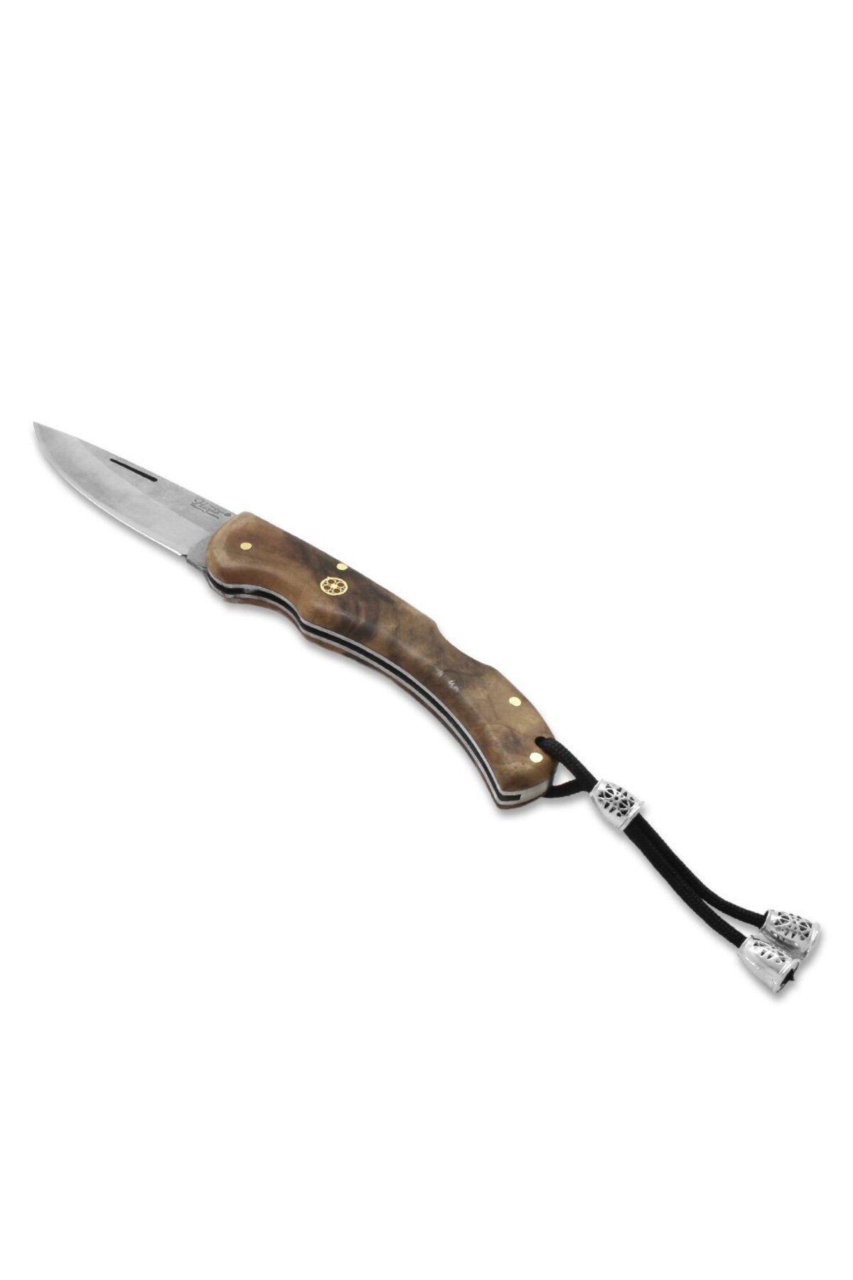 Tesbihane Kök Ceviz Ağacı Büyük Boy Hayta Model 4116 Karartılmış Çelik Avcı/Kamp Bıçağı