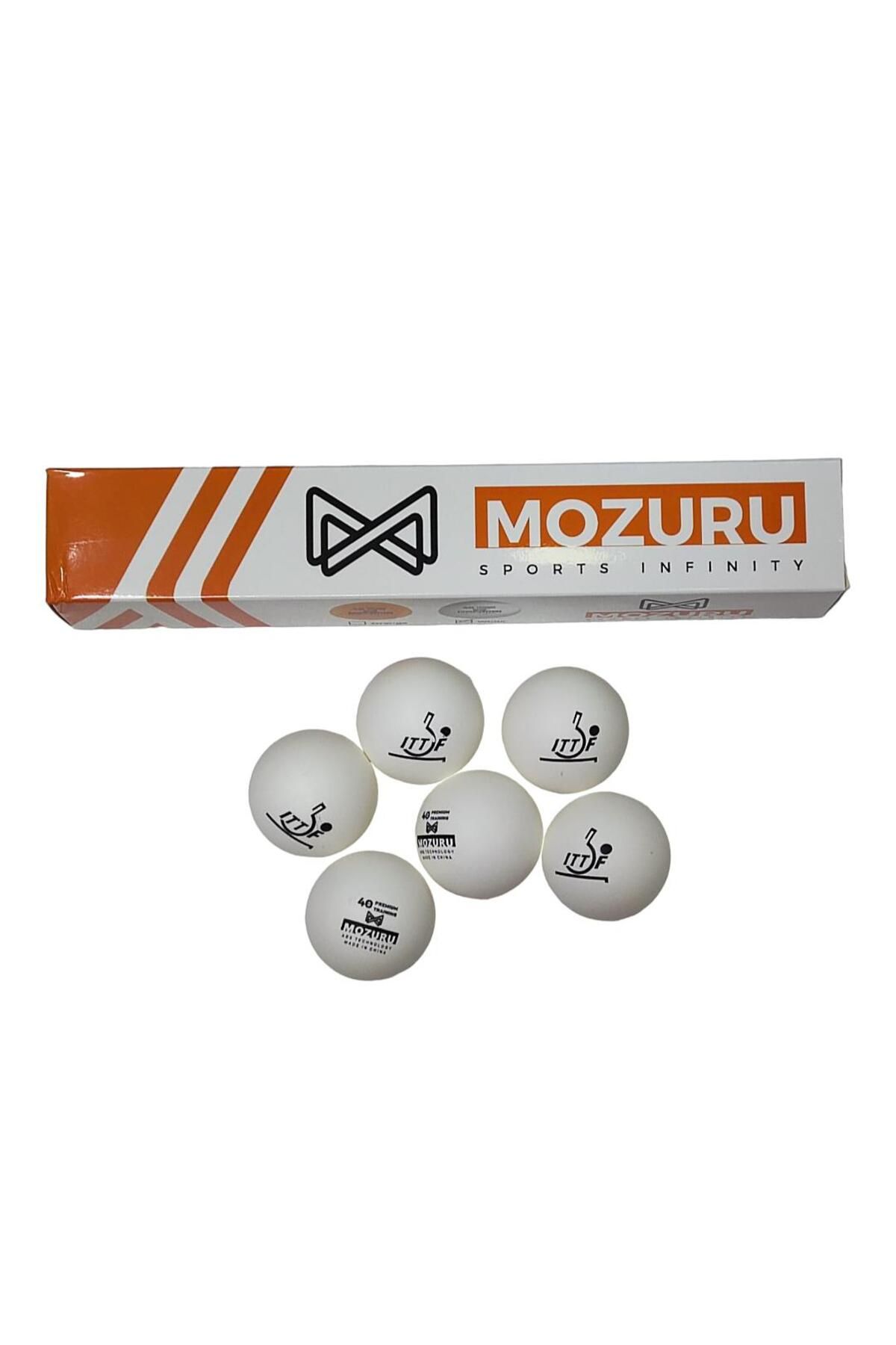 Avessa Mozuru Mzr006-Wht ITTF Onaylı Beyaz Pinpon Topu 6lı
