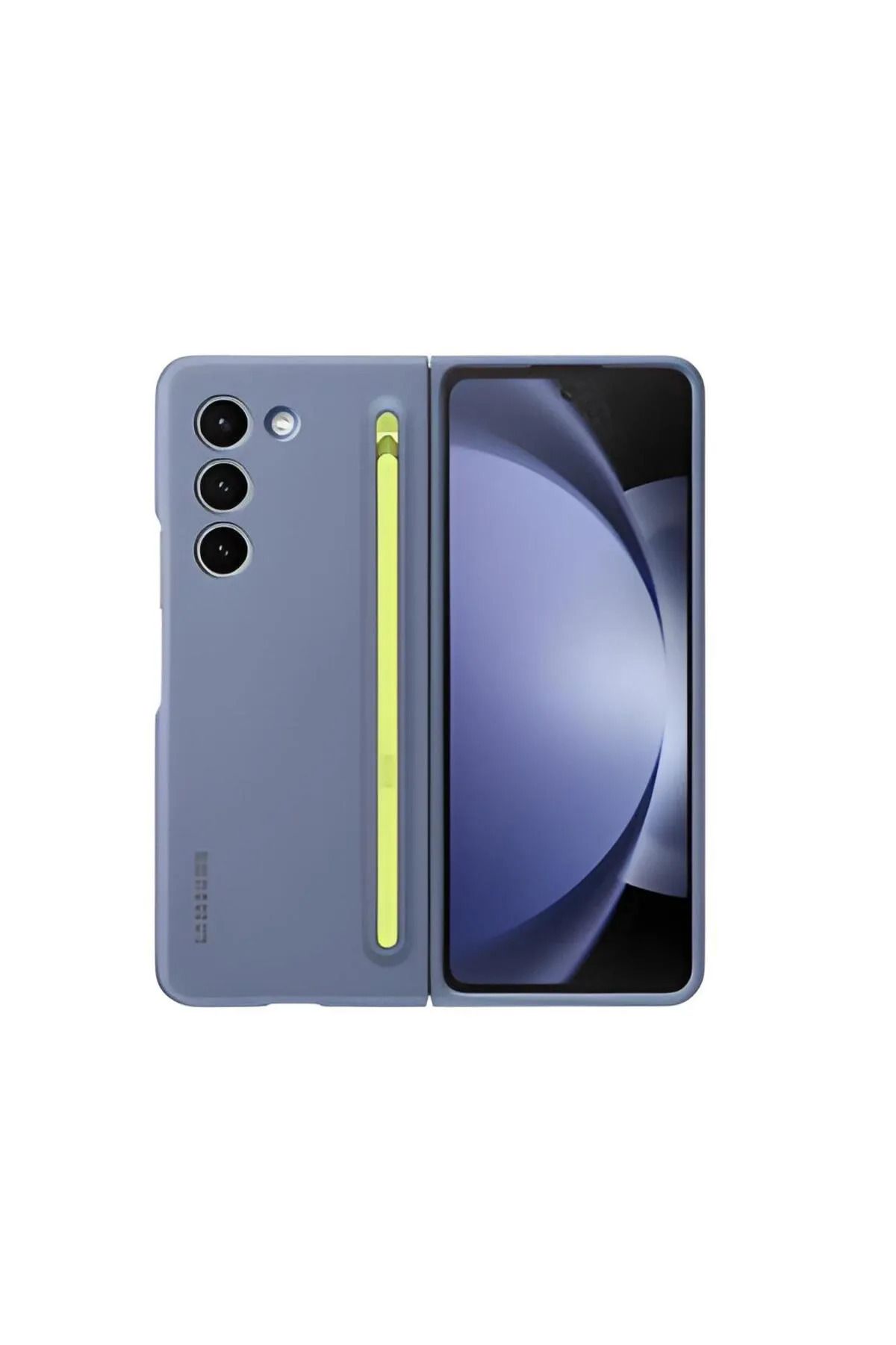 Samsung Galaxy Z Fold 5 İnce Kalemli Kılıf - Mavi