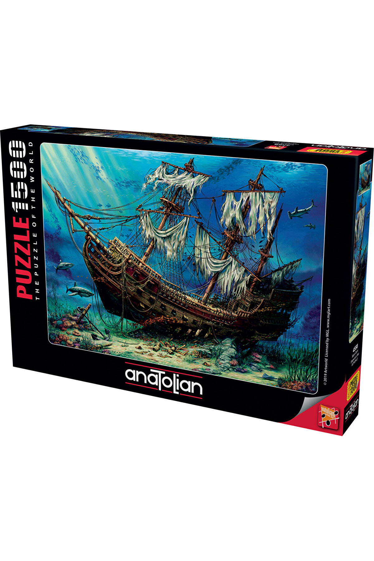 Anatolian Puzzle 1500 Parçalık Puzzle / Batık Gemi - Kod:4558