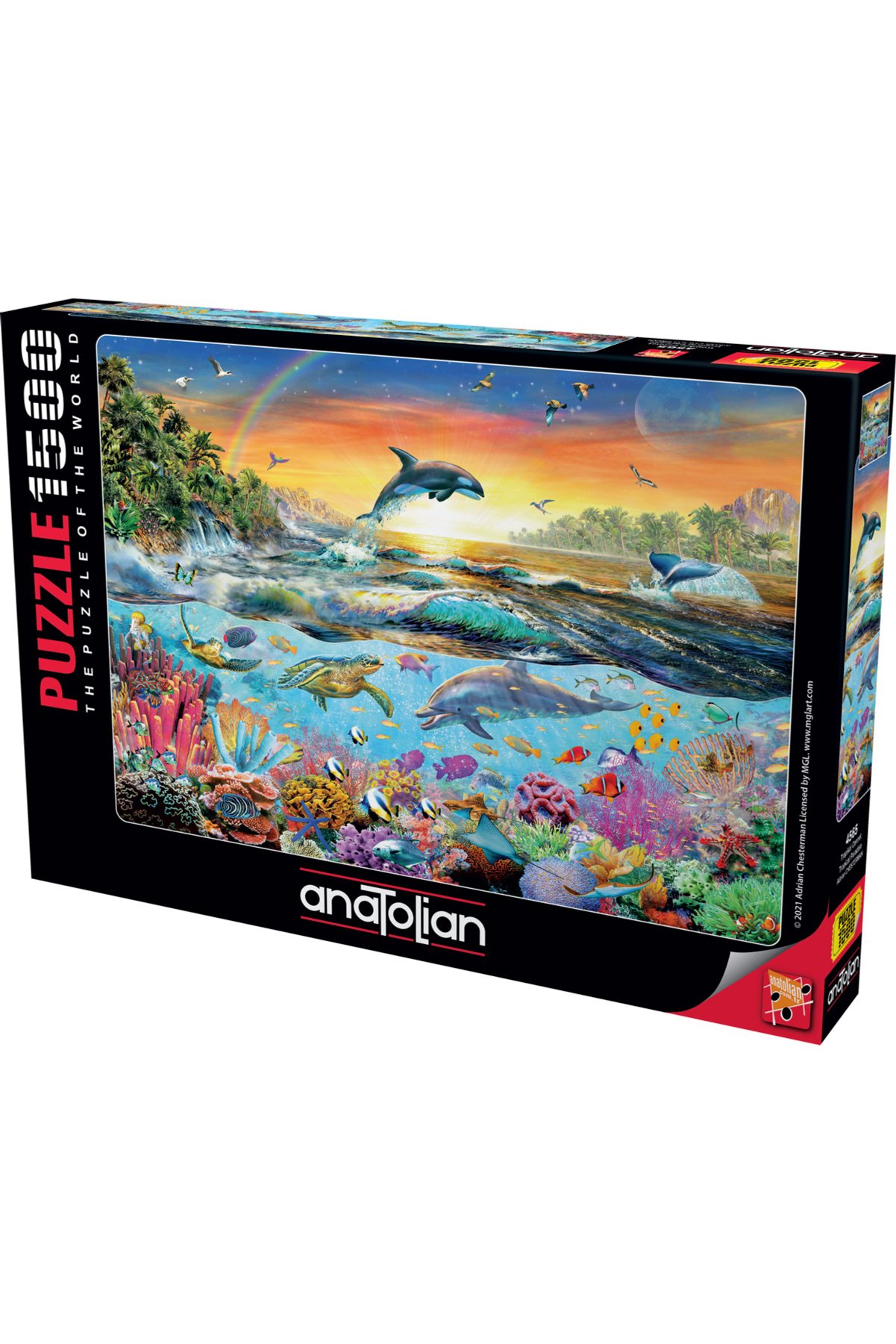 Anatolian Paris Street Life Puzzle – 1500 Teile, Fertige Größe 85x60 Cm, Künstler Dominic Davison, Blendfrei
