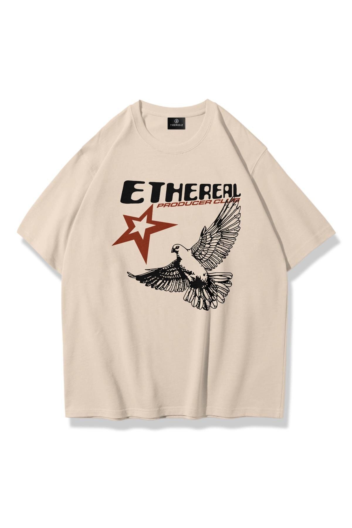Trendiz Unisex Ethereal Tshirt Taş