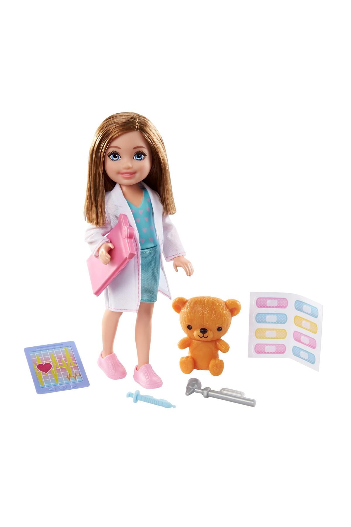 Barbie Chelsea Meslekleri Öğreniyor Oyun Setleri - Chelsea Doktor Bebek