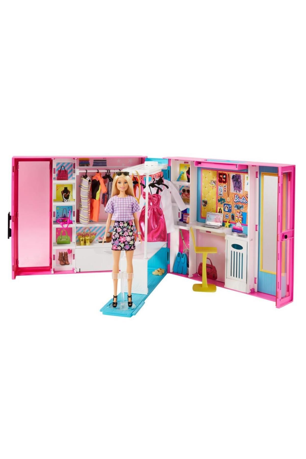 Mattel Barbie'nin Rüya Gardırobu Barbie Bebek Ve 25'ten Fazla Aksesuar Ile Gbk10