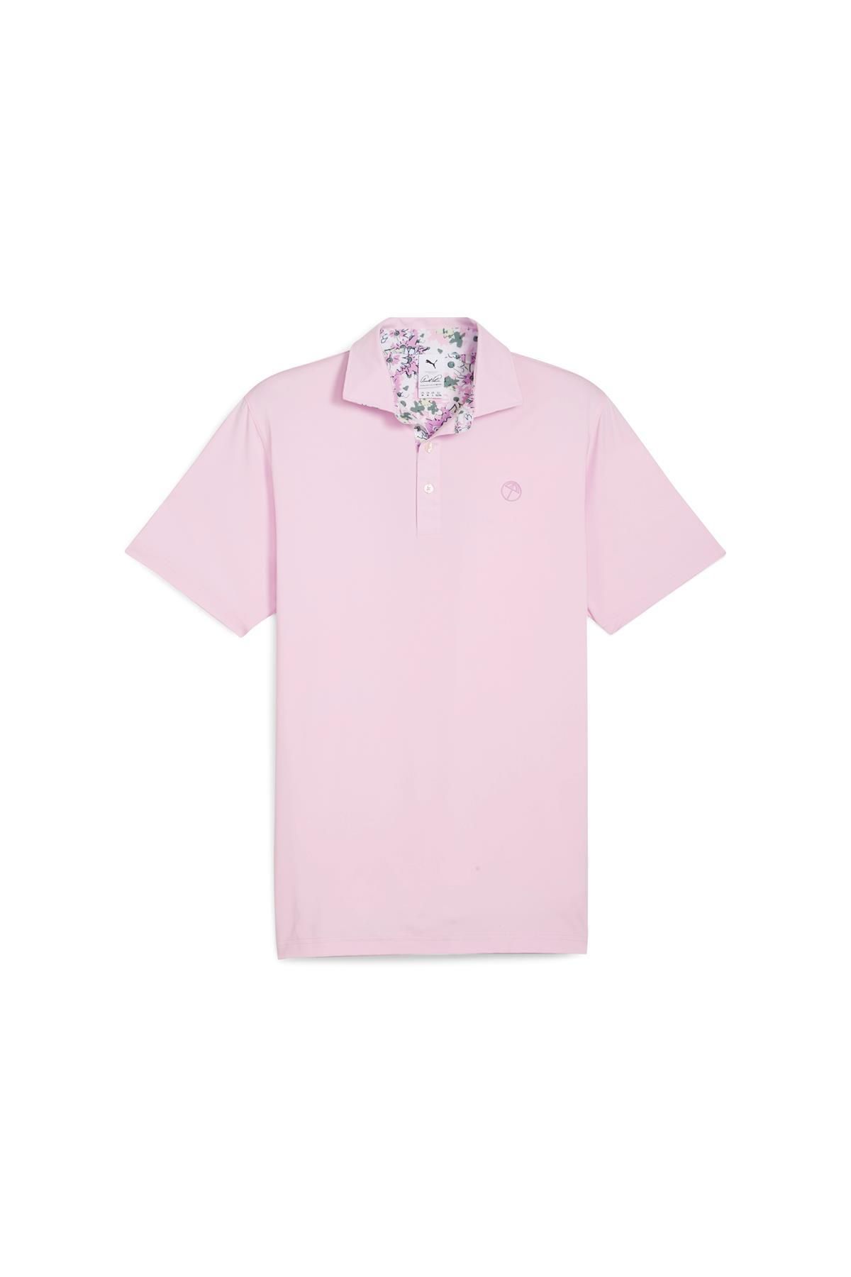 Puma AP Floral Trim Polo Tshirt / Erkek Golf Tshirt