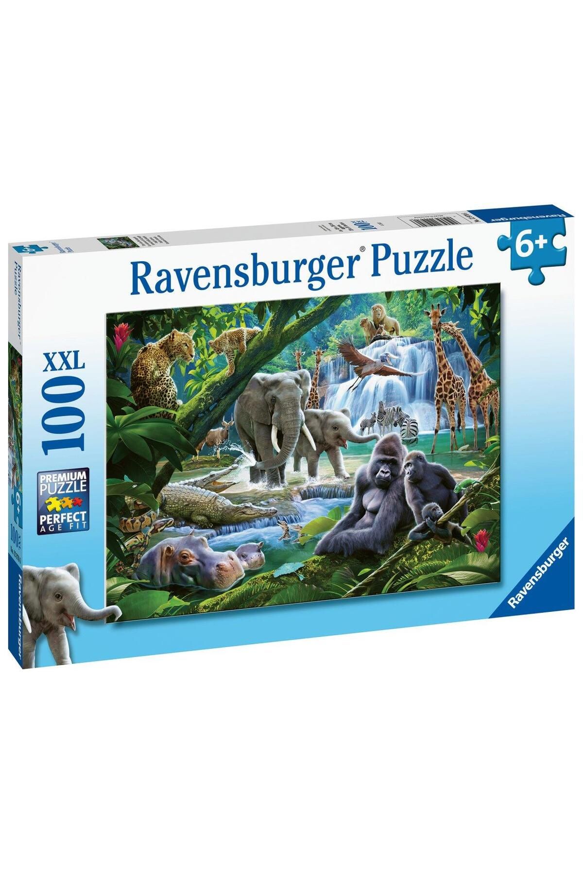 RAVENSBURGER 100 Parça Puzzle Vahşi Hayvanlar 129706