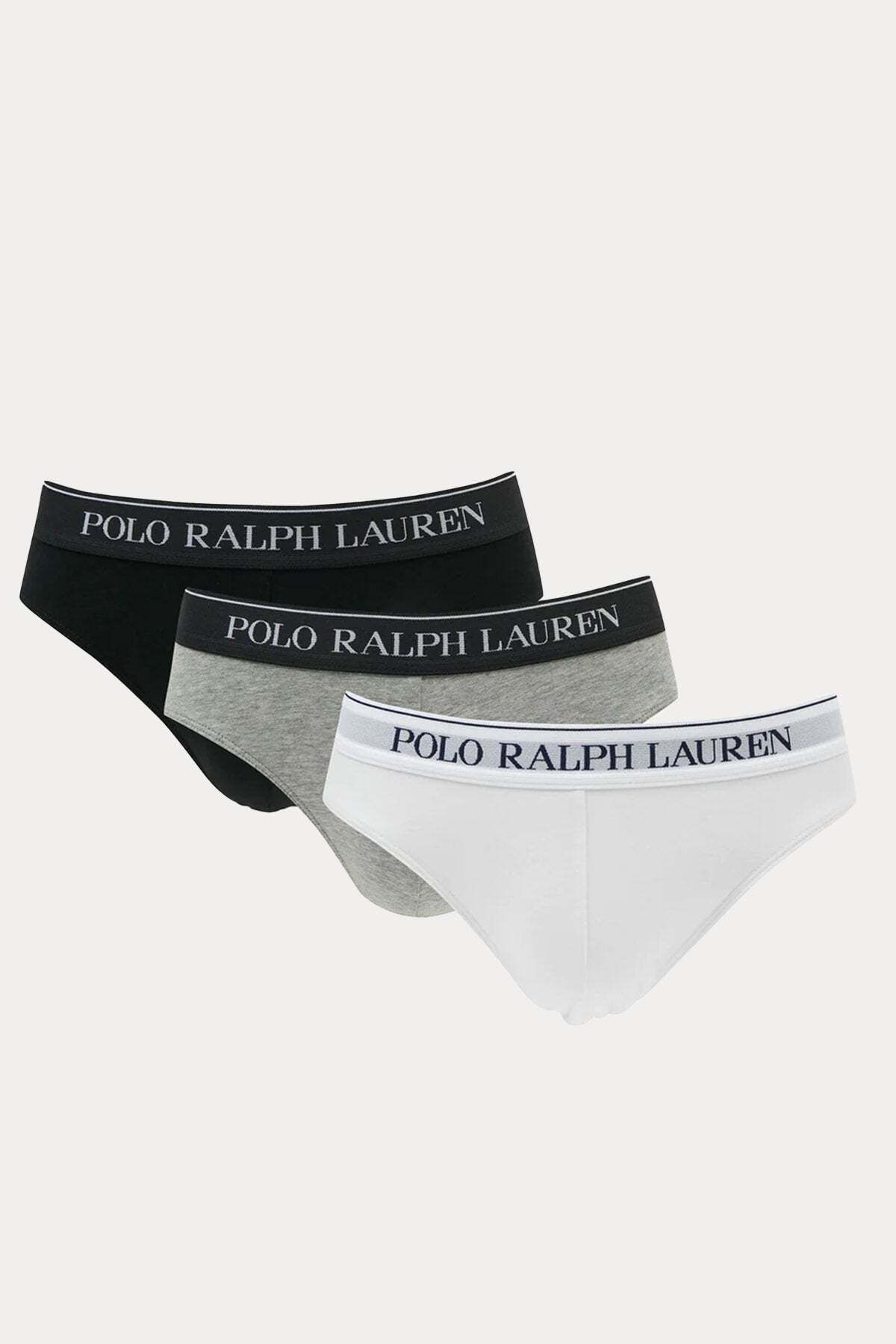Ralph Lauren 3'lü Paket Streç Pamuklu Slip Set L / Çok Renkli