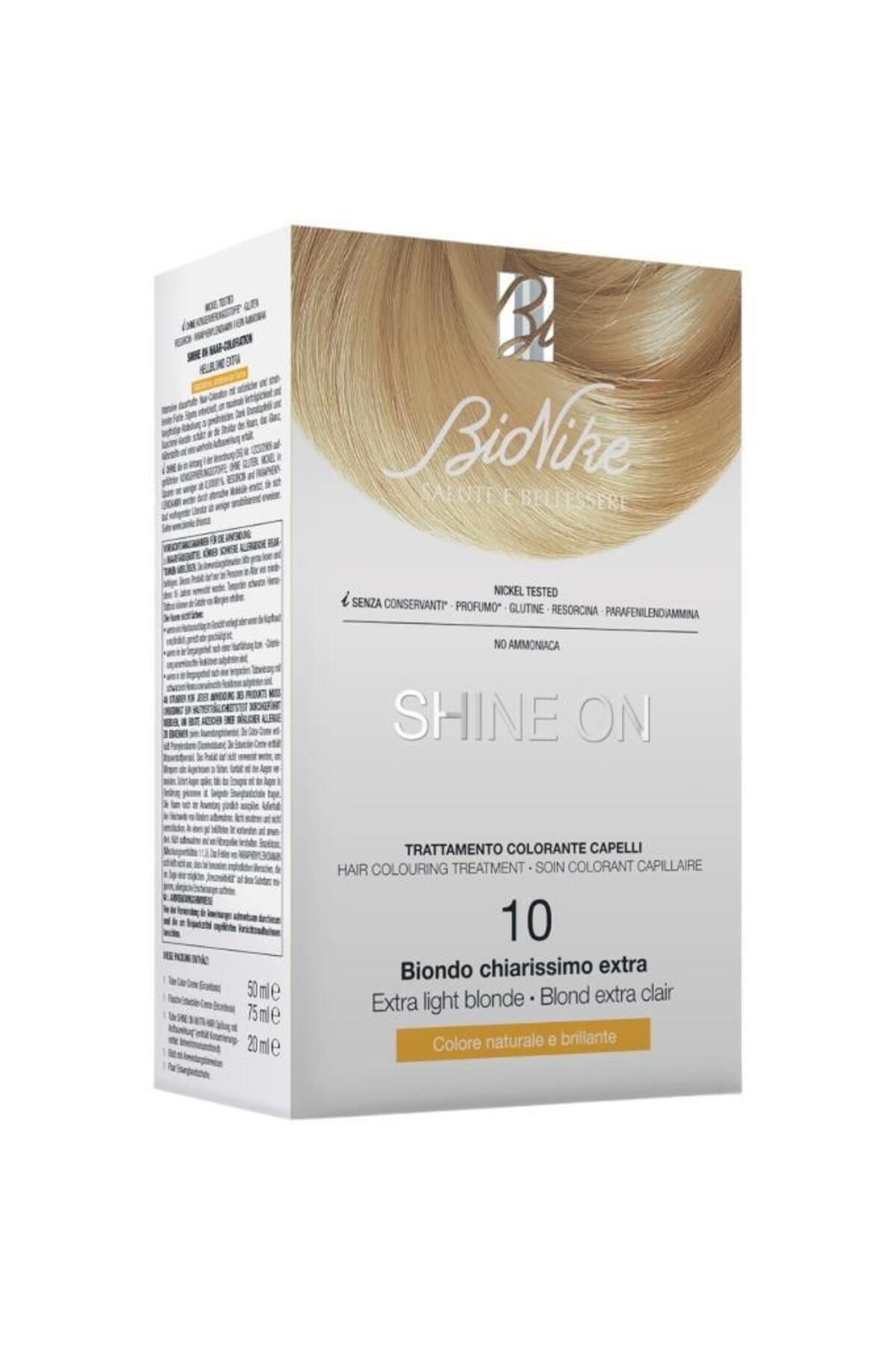 BioNike Bıonıke Shıne On Hair Colouring Treatment No: 10.0 Extralıght Blonde