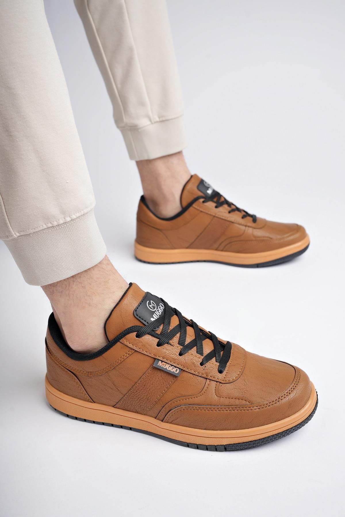 Muggo Joel Garantili Erkek Günlük Casual Bağcıklı Sneaker Spor Ayakkabı