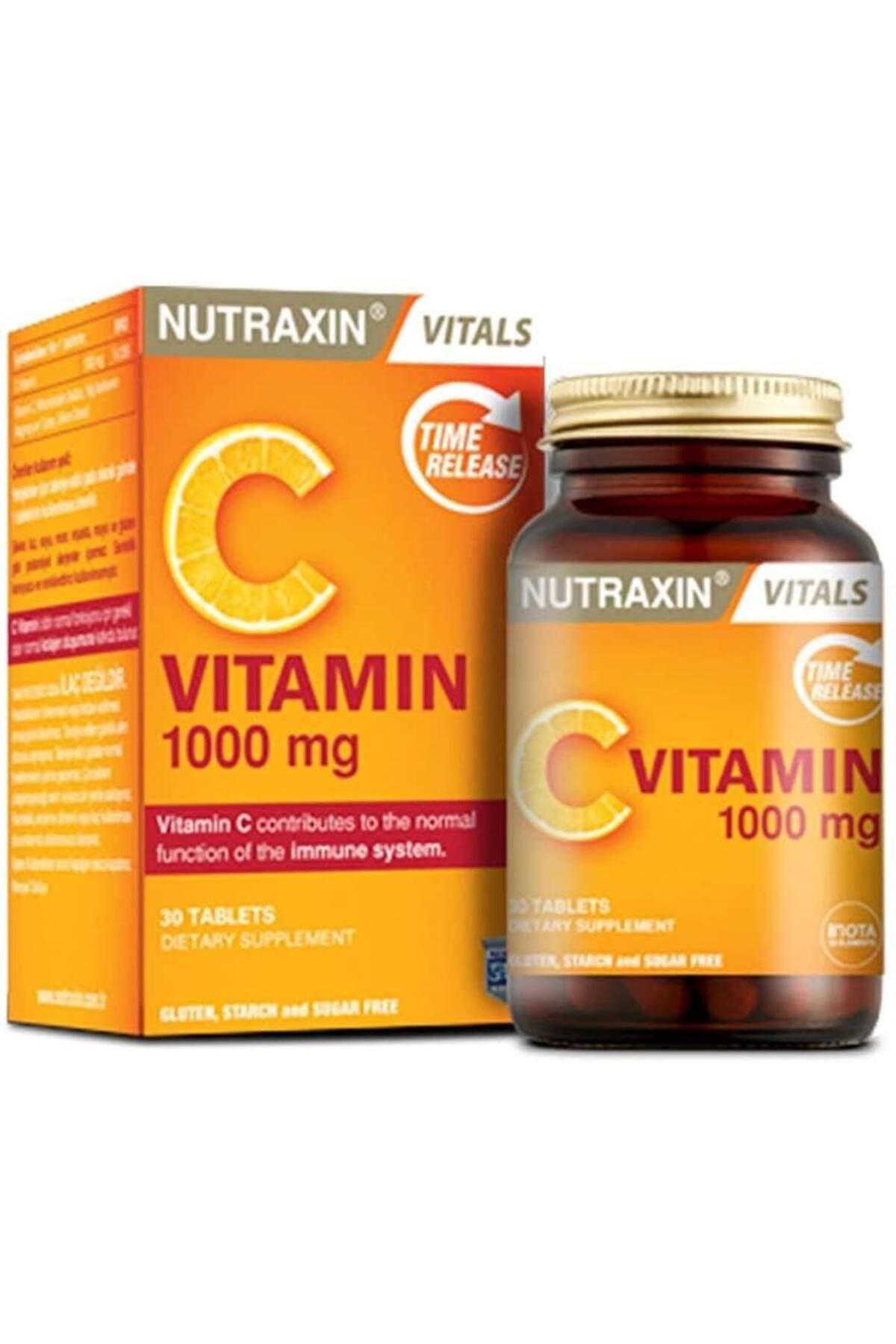 Nutraxin C VİTAMİN 1000MGx30TBLT 1 Paket(1 x 30 Tabletten)