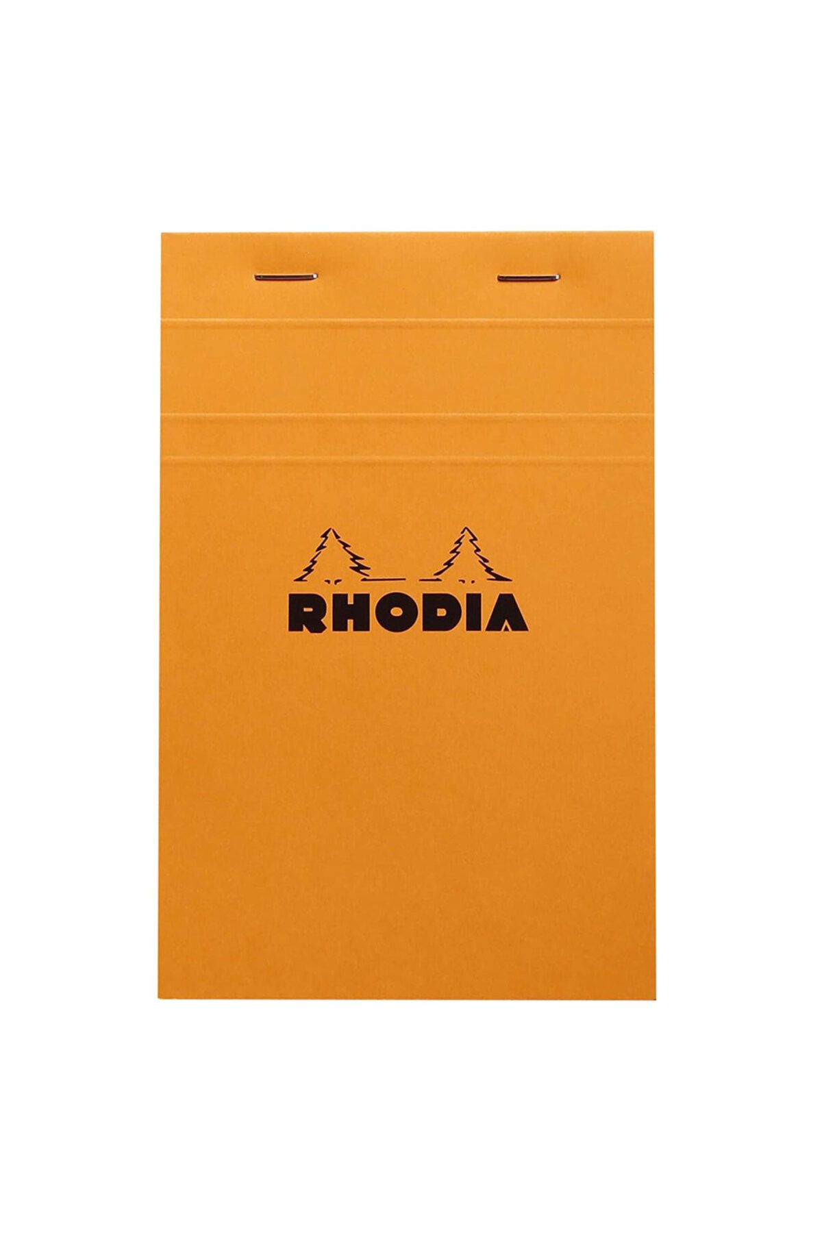 Rhodia Classic Üstten Zımbalı 11x17cm Kareli Defter Orange R14200