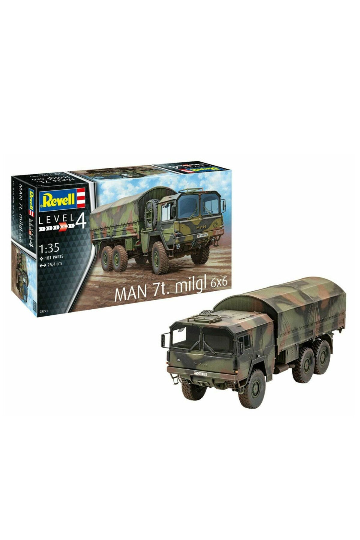 REVELL Maket Model Kit Man 7t Milgl 3291
