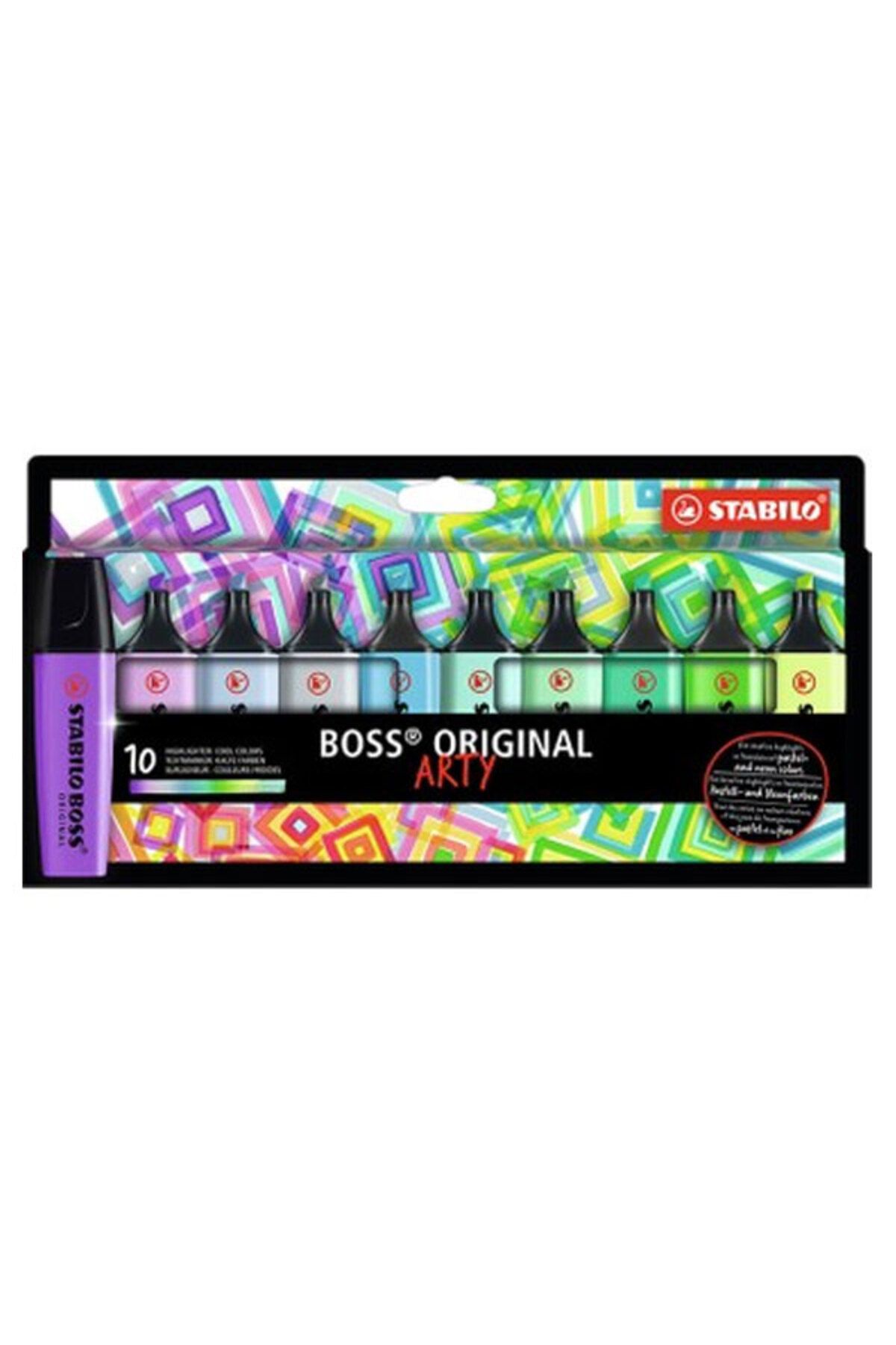Stabilo Boss Original Arty Soğuk Renkler Işaretleme Kalem Seti 10 Renk 70/10-1-20