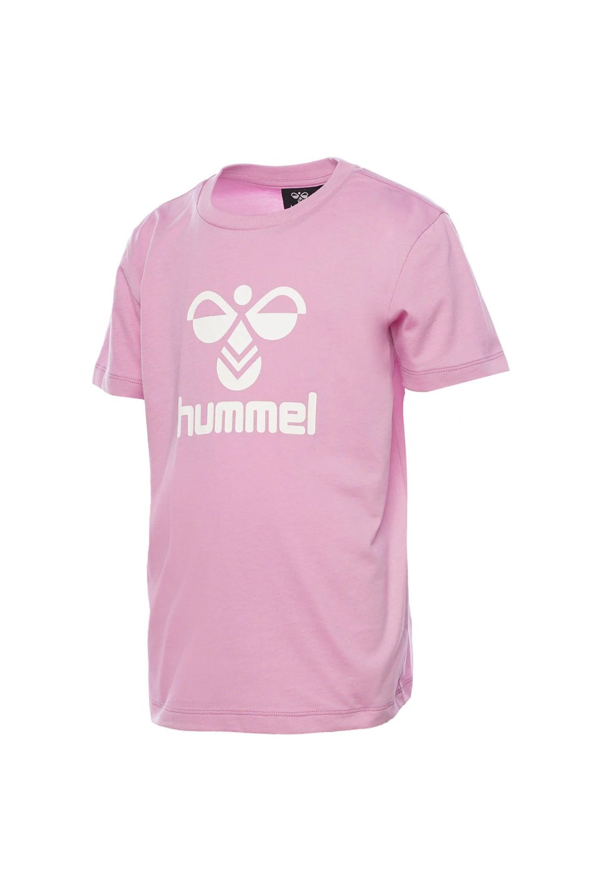 hummel Lauren Çocuk Pembe Yuvarlak Yaka Tişört