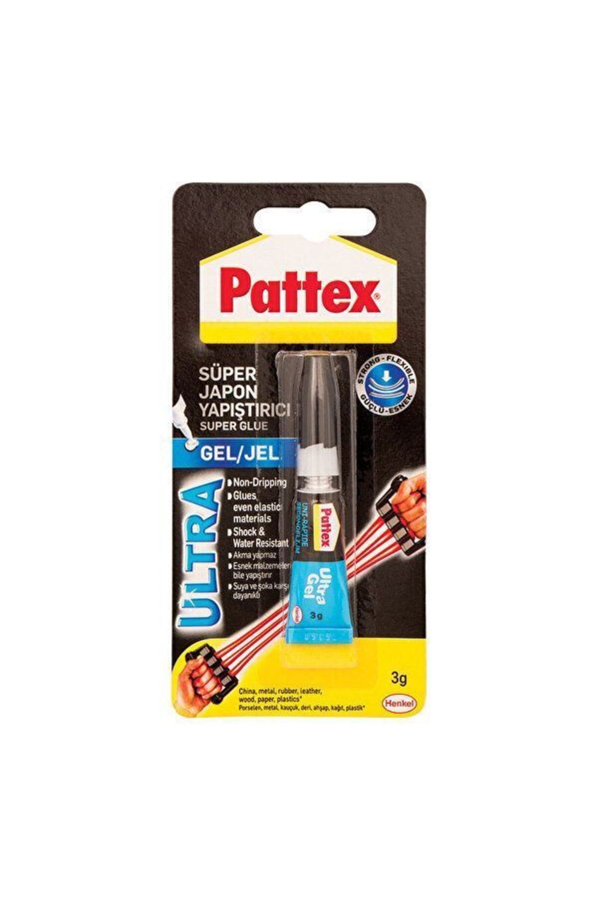 Pattex Ultra Jel Süper Japon Yapıştırıcı 3 G