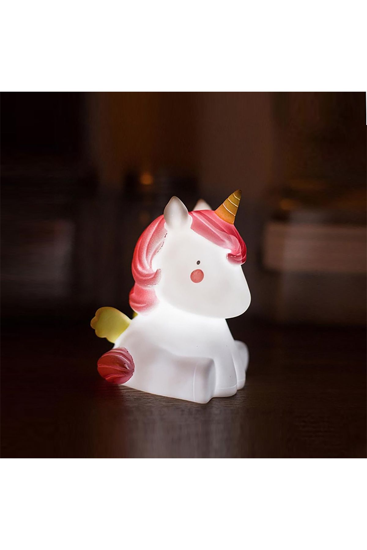 Urban Mood Unicorn Gece Lambası - Beyaz - 12 cm