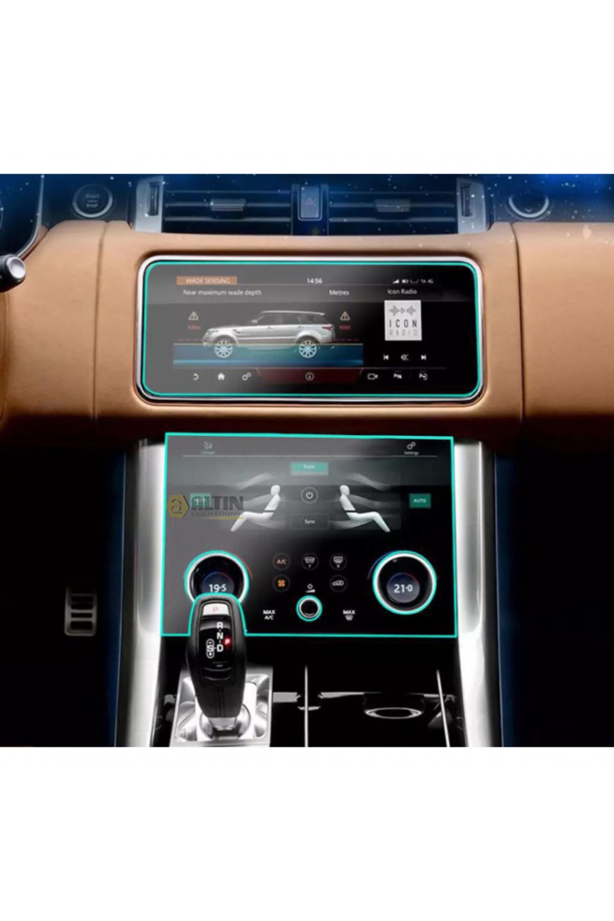 Universal Range Rover Evoque 2019 2022 Navigasyon ve Bilgi Ekran Nano Koruyucu